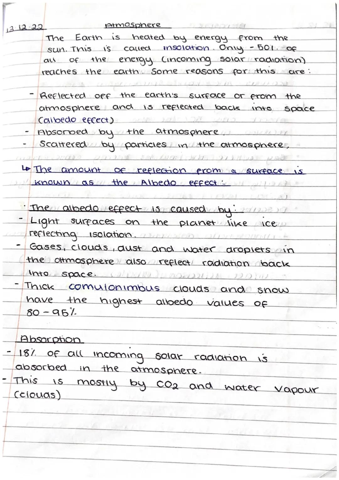 18-12-22
-
Atmosphere
Need to know:
The global heat budget.
Redistribution.
and. Ocean currents.
changing weather over West Africa (cause, c