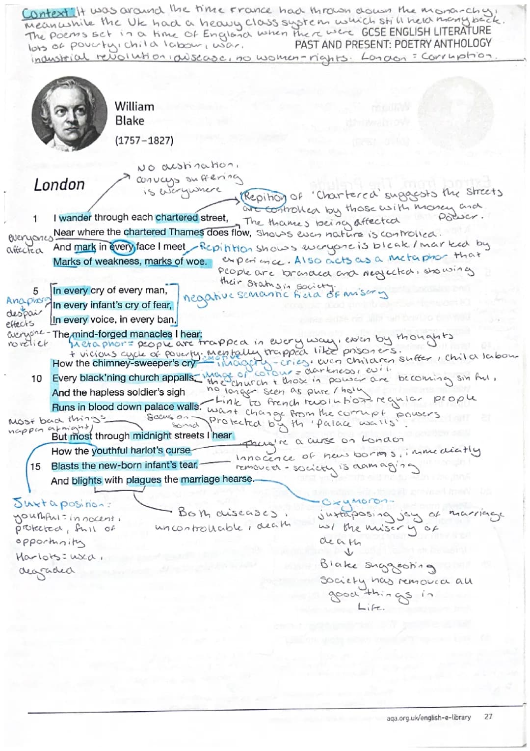 London annotations