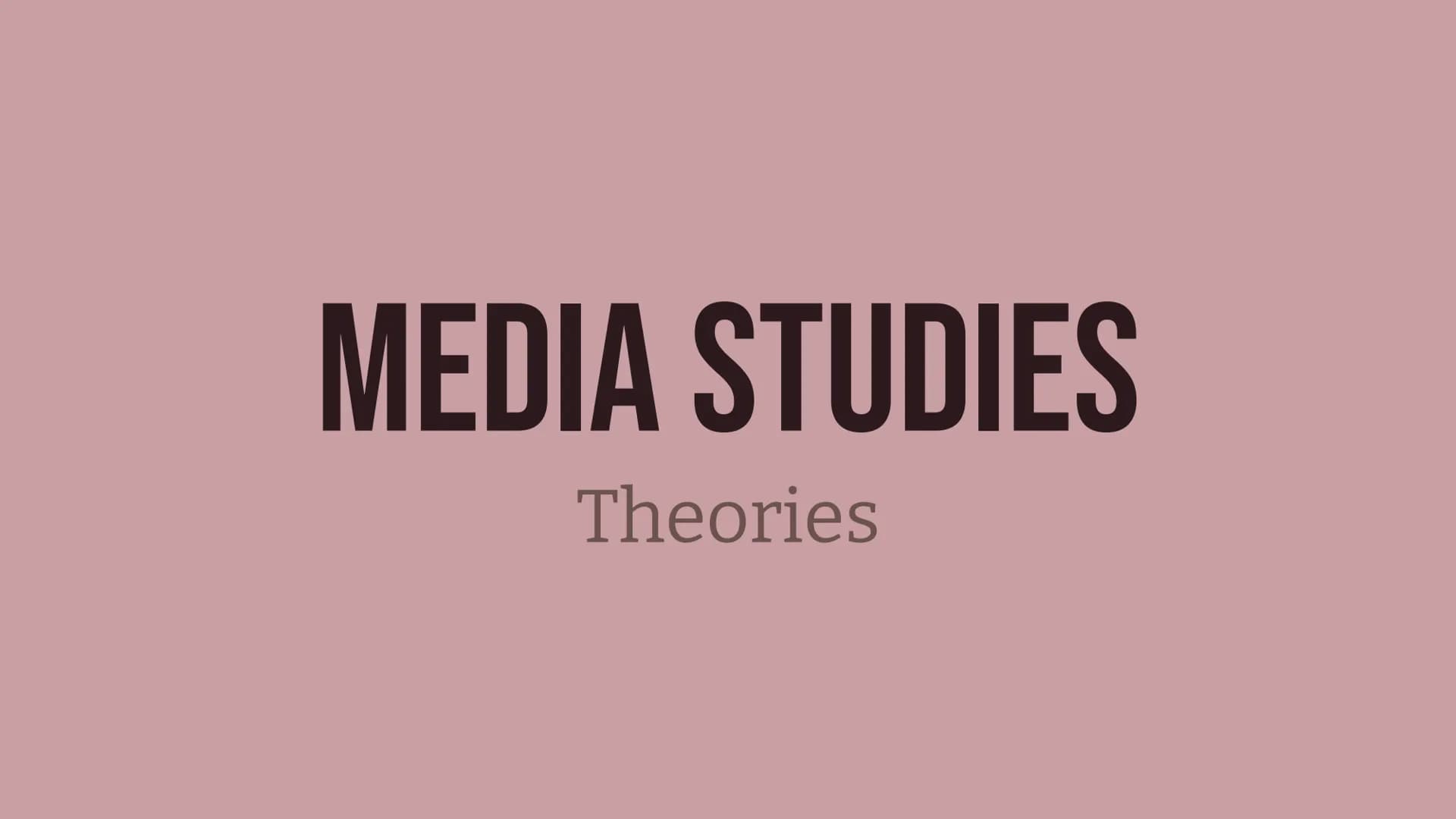 MEDIA STUDIES
Theories VLADIMIR PROPP'S CHAR TYPES
Propp was a Russian scholar who analysed the basic plot
components of Russian folk tales 