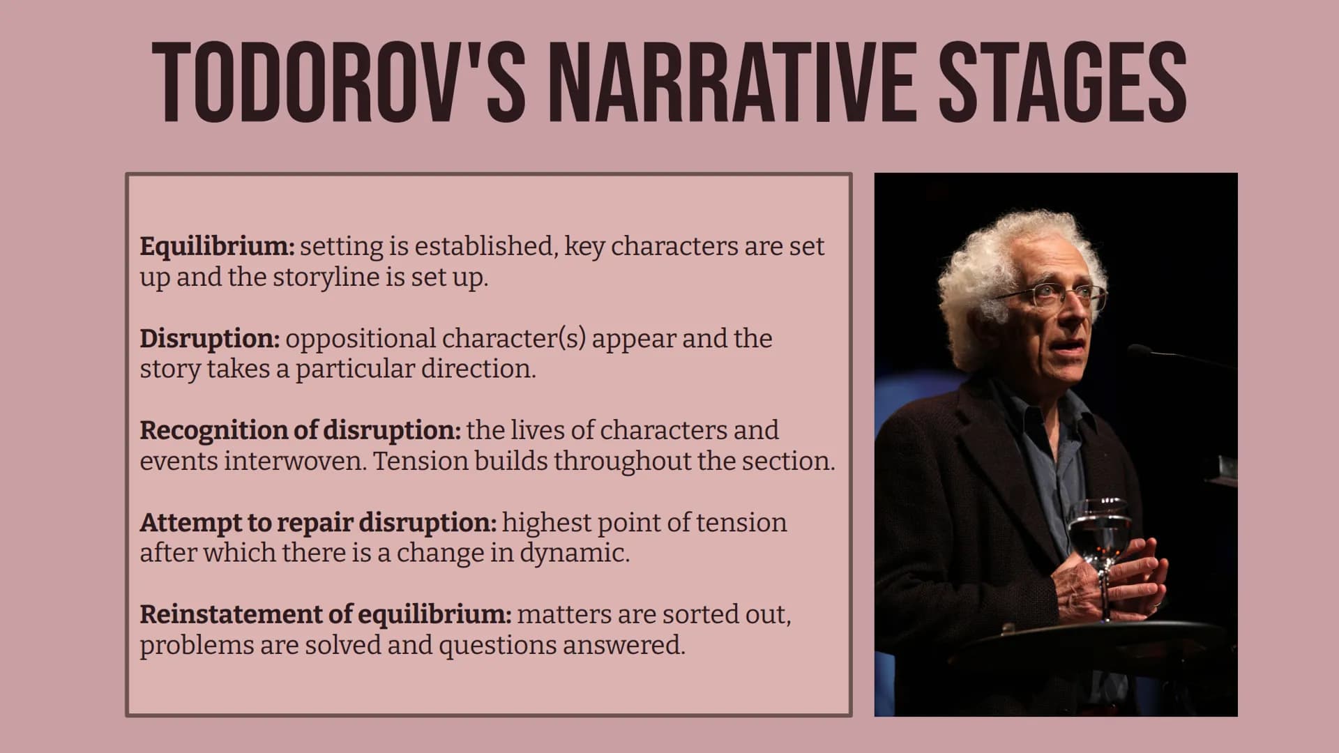 MEDIA STUDIES
Theories VLADIMIR PROPP'S CHAR TYPES
Propp was a Russian scholar who analysed the basic plot
components of Russian folk tales 