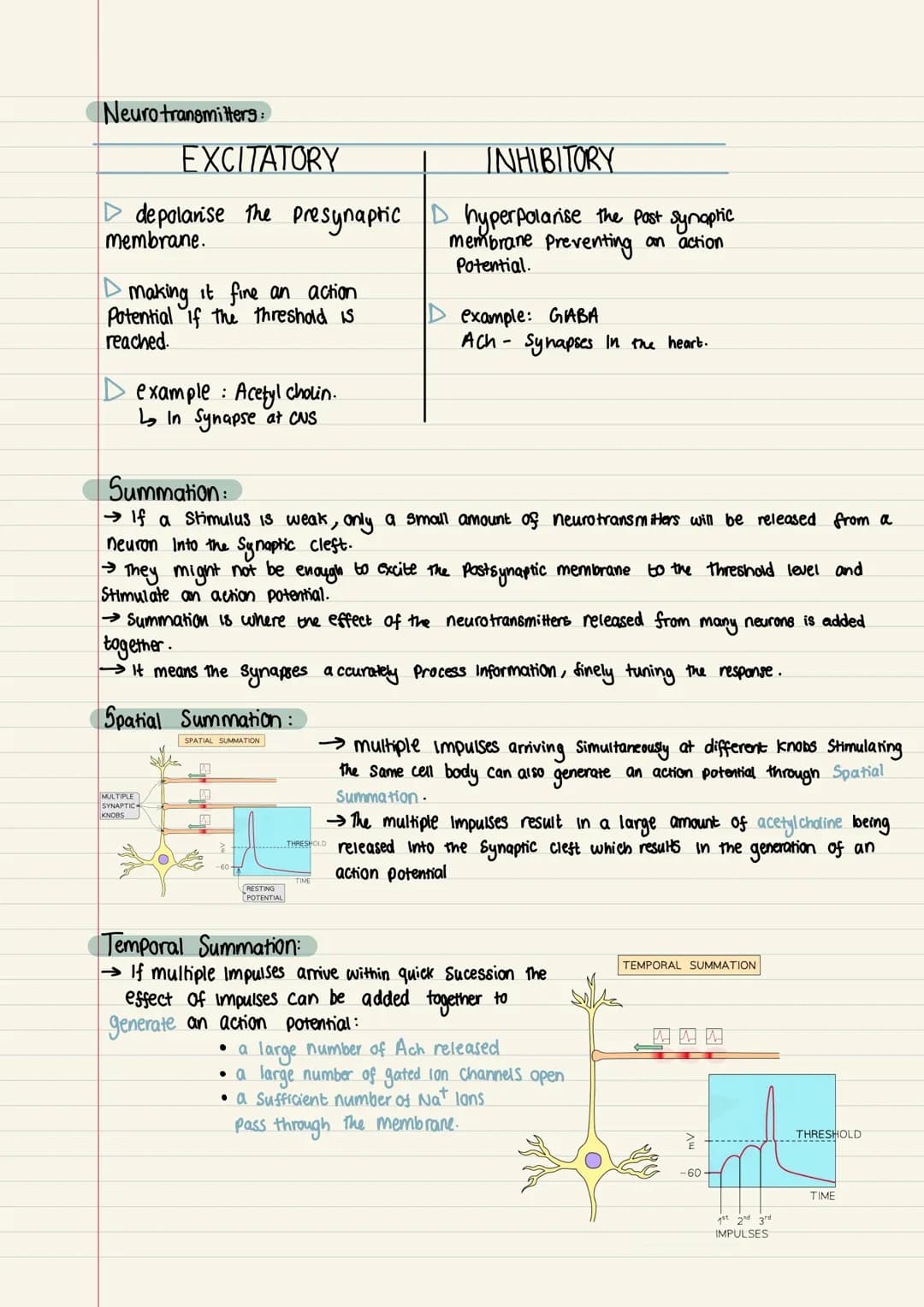 Wednesday 30th November 2022
Topic: action potential
• A self Propagating wave of electrical activity that travels along the
neuron membrane