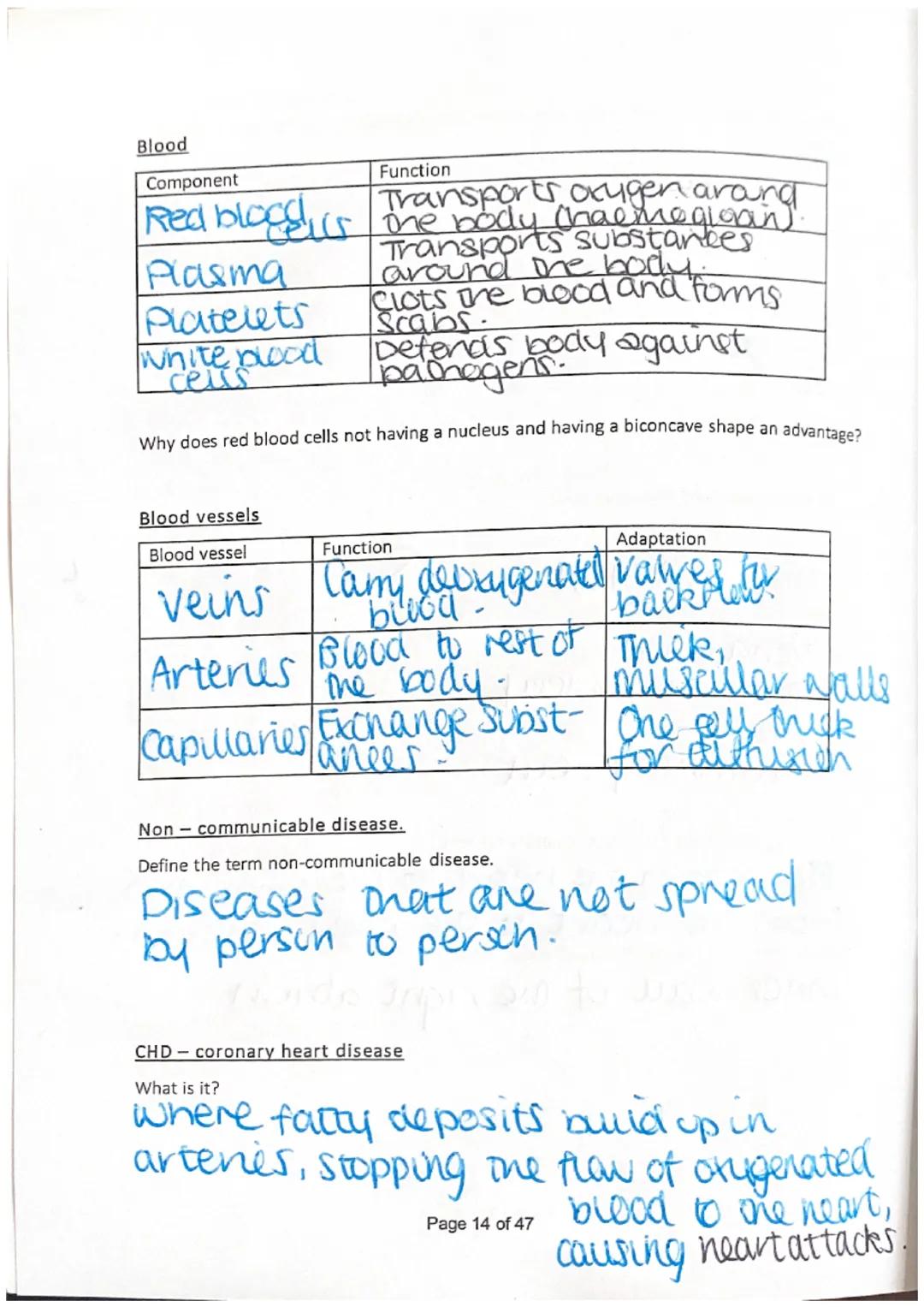 Name Harny Westworth.

Biology Revision Higher / Separates - Paper 1

Session 1 - Cells, Photosynthesis, Respiration, Communicable Disease

