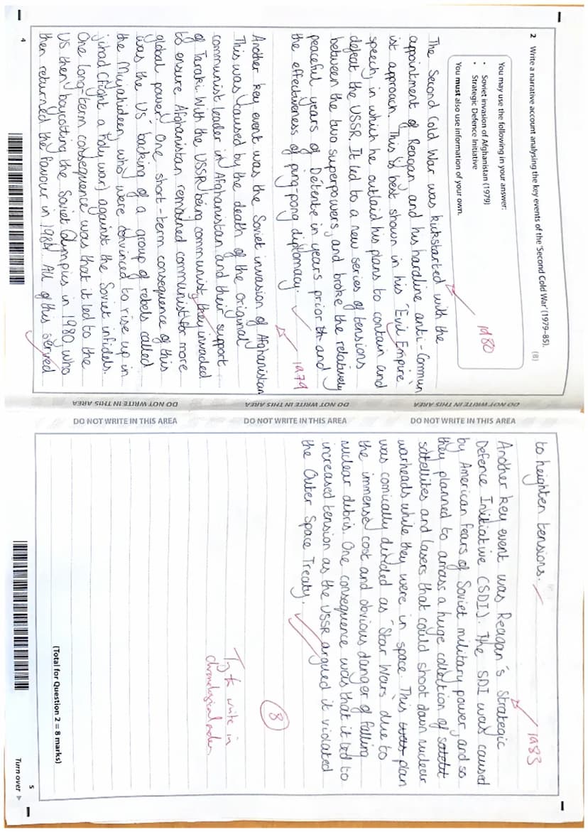I
Superpower relations and the Cold War, 1941-91
Answer ALL questions. Write your answers in the spaces provided.
1 Explain two consequences