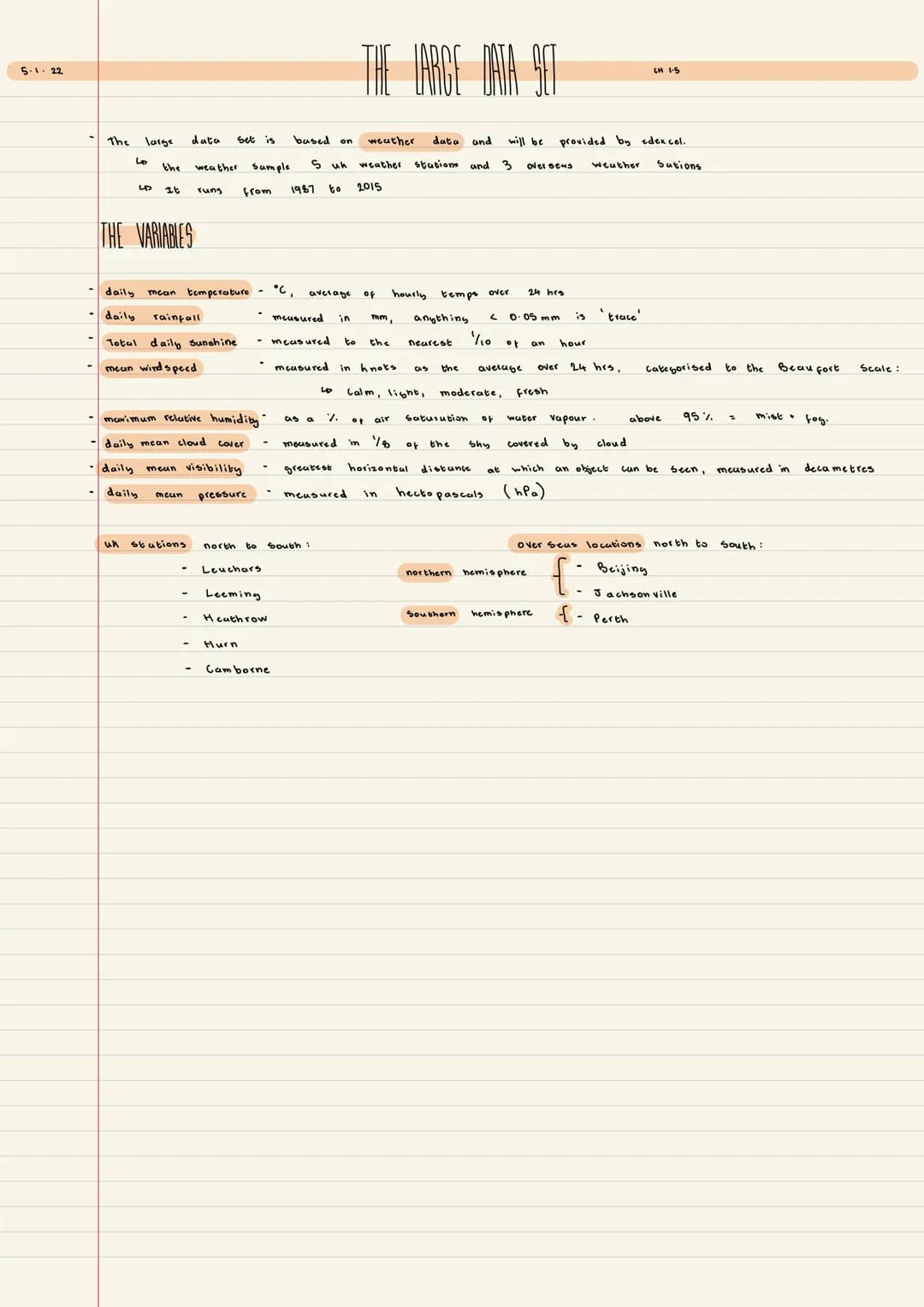 Edexcel Year 12 Statistics Study Notes and Revision PDF
