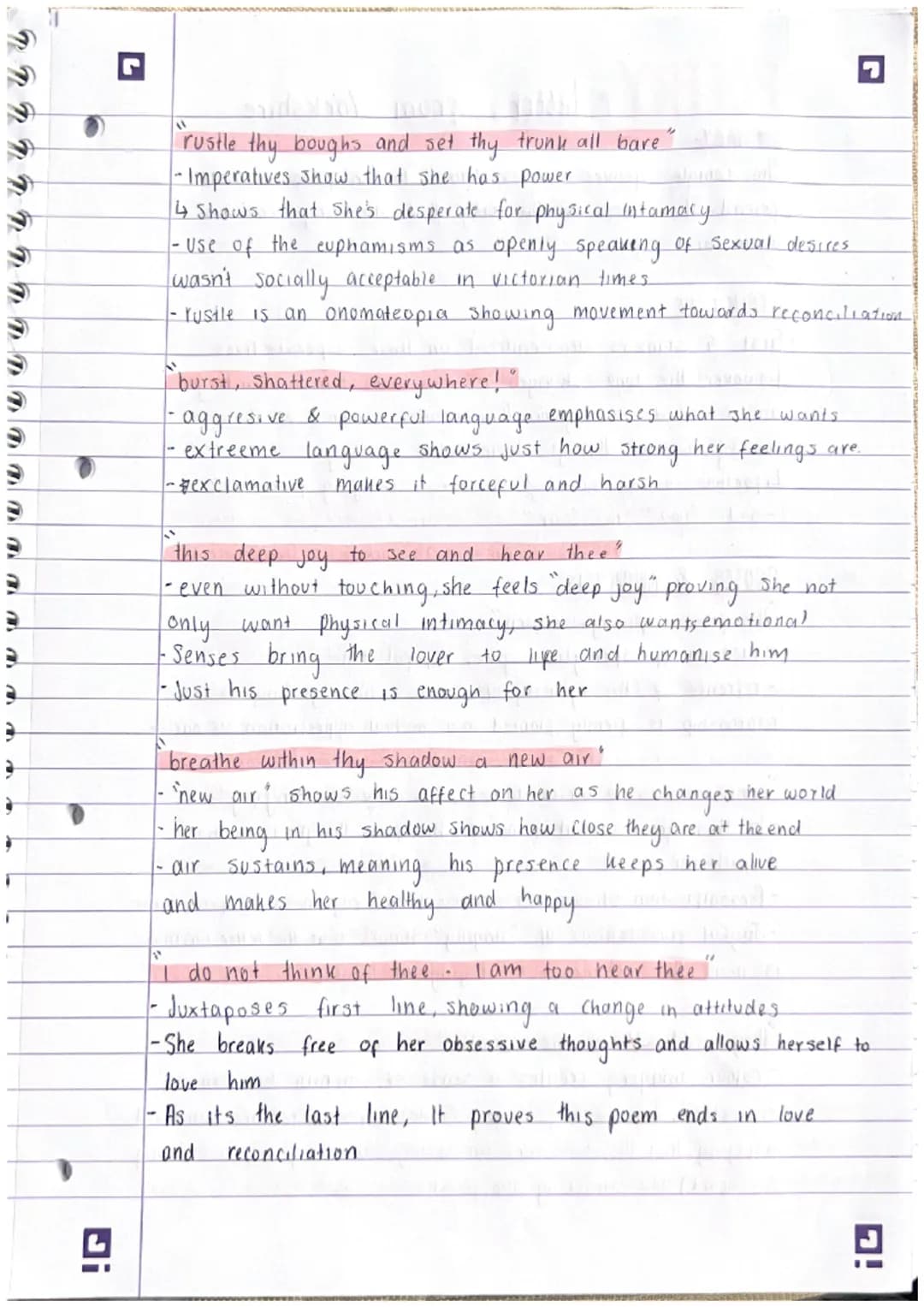 ☑
"
POETRY - Sonnet 29 - I think of theer
SUMMARY
15
form of a petrarchan sonnet in which the speaker has
Obsessive thoughts about her lover