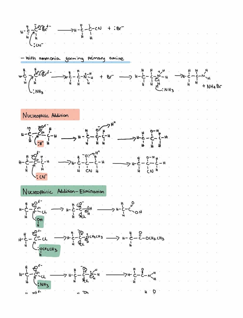 Electrophilic Addition
- with Bromine
- Sulfuric acid
H
H
Ege
CHOSOZOH
Hydrogen bromide
H
ruce
Gond
For
C₂OH
U
Elimination
-Ethanolic hydrox