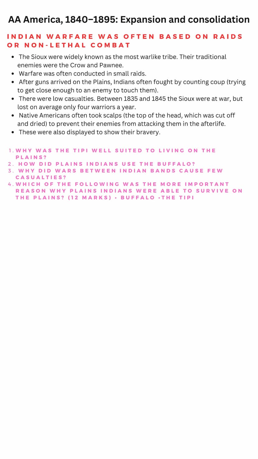 GCSE HISTORY
AQA UNDERSTANDING THE MODERN WORLD
with
SECTION A- AA AMERICA 1840-1895:
expansion and consolidation TABLE OF CONTENTS
UNDERSTA