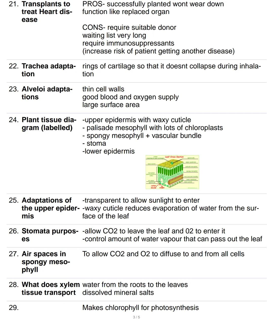 1. Three types of arteries, veins, capillaries
blood vessels
2. What is the prob- Blood loses a lot of pressure and therefore travels slowly