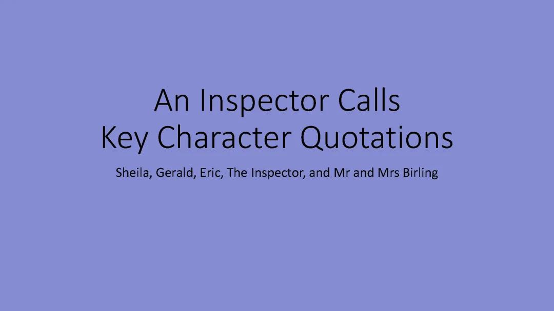 Understanding Social Responsibility in An Inspector Calls: Quotes and Analysis