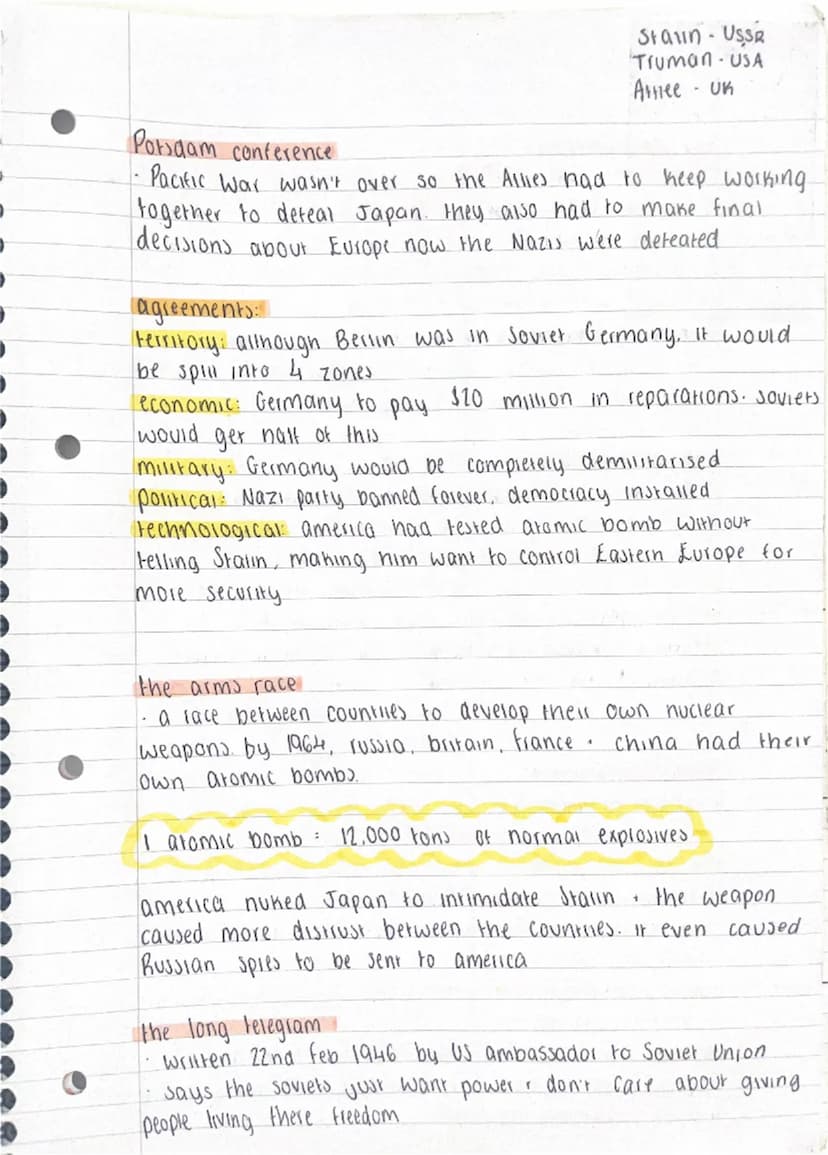 the origins of the cold war
cold war
a war of words, no physical violence occurs
was between the
USA and the Soviet Union, mainly
about capi