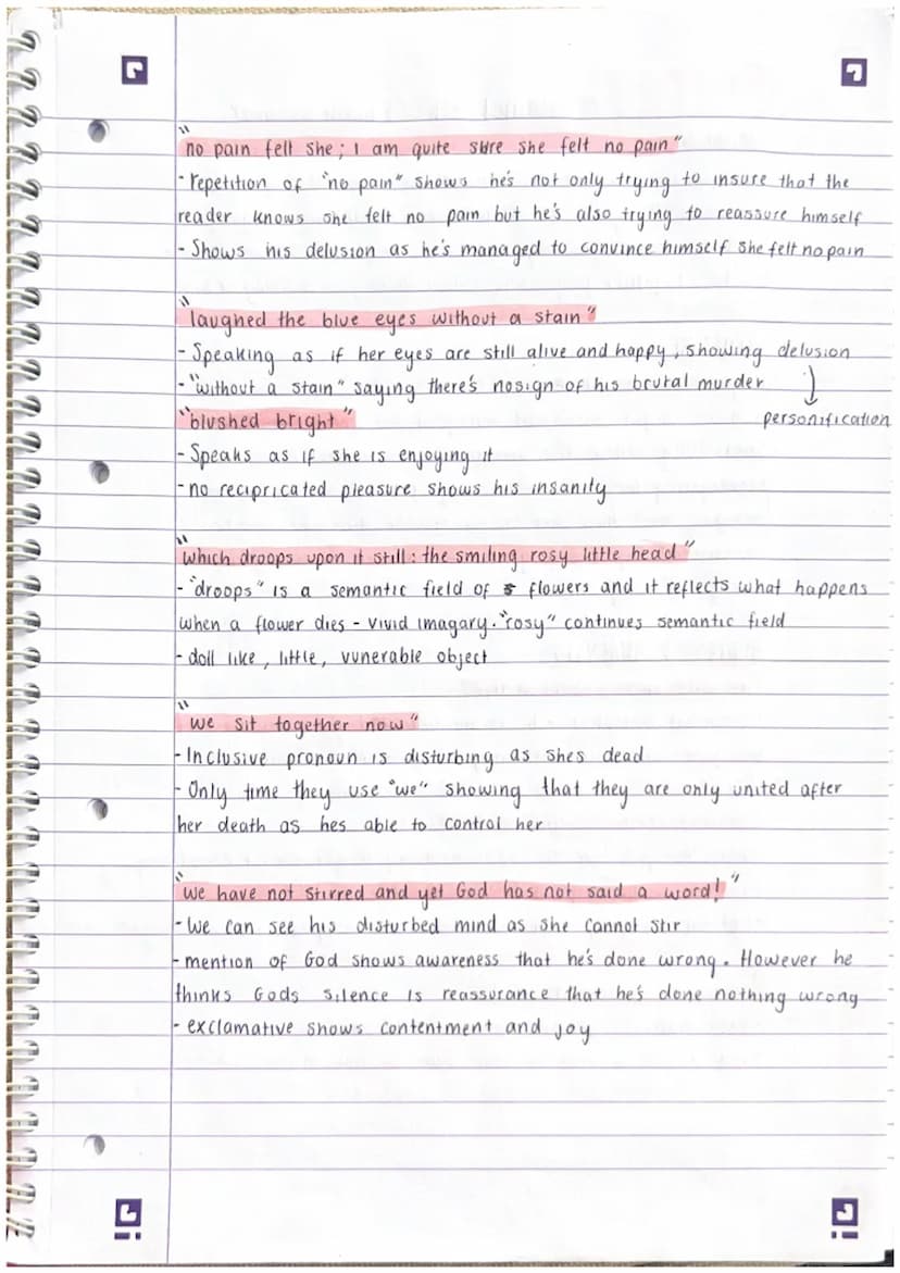 !G
POETRY - Porphyria's Lover
SUMMARY
who wants to keep his lover forever - so he kills
A disturbed man.
her. He sits with her dead body.
wh