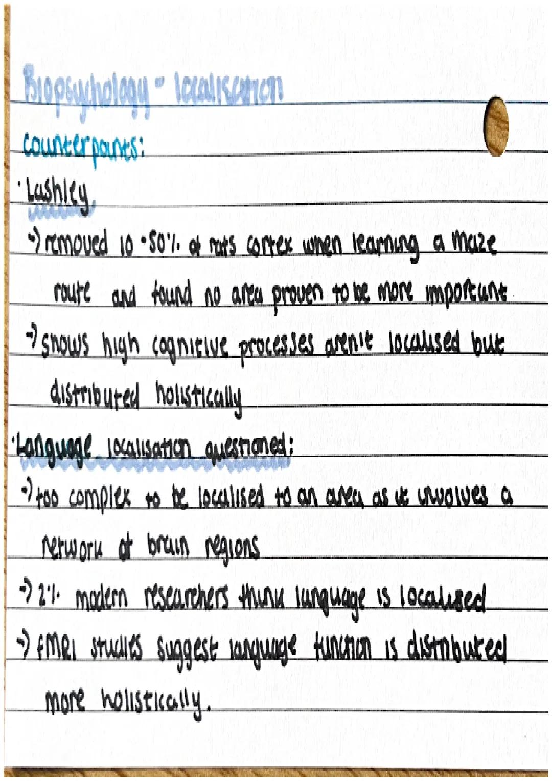 Biopsychology • Nervous system
Ceneral nervous system:
• comprised of the brown and spuncal coved
• function control of behaviour and regula