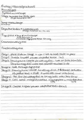 Know GCSE AQA Bio required practical notes  thumbnail