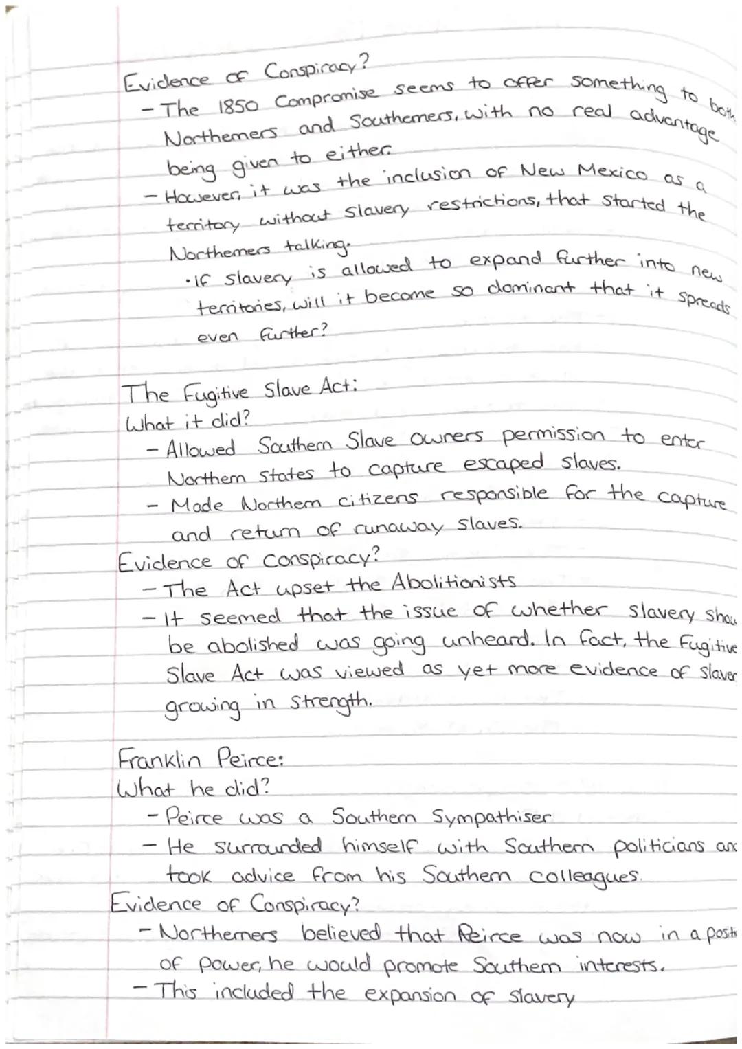 # Ine Slave Power Conspiracy
Knowledge:
*   Post war historian Arthur Schlesinger JR argued that the prosperous, ever expanding slave econom
