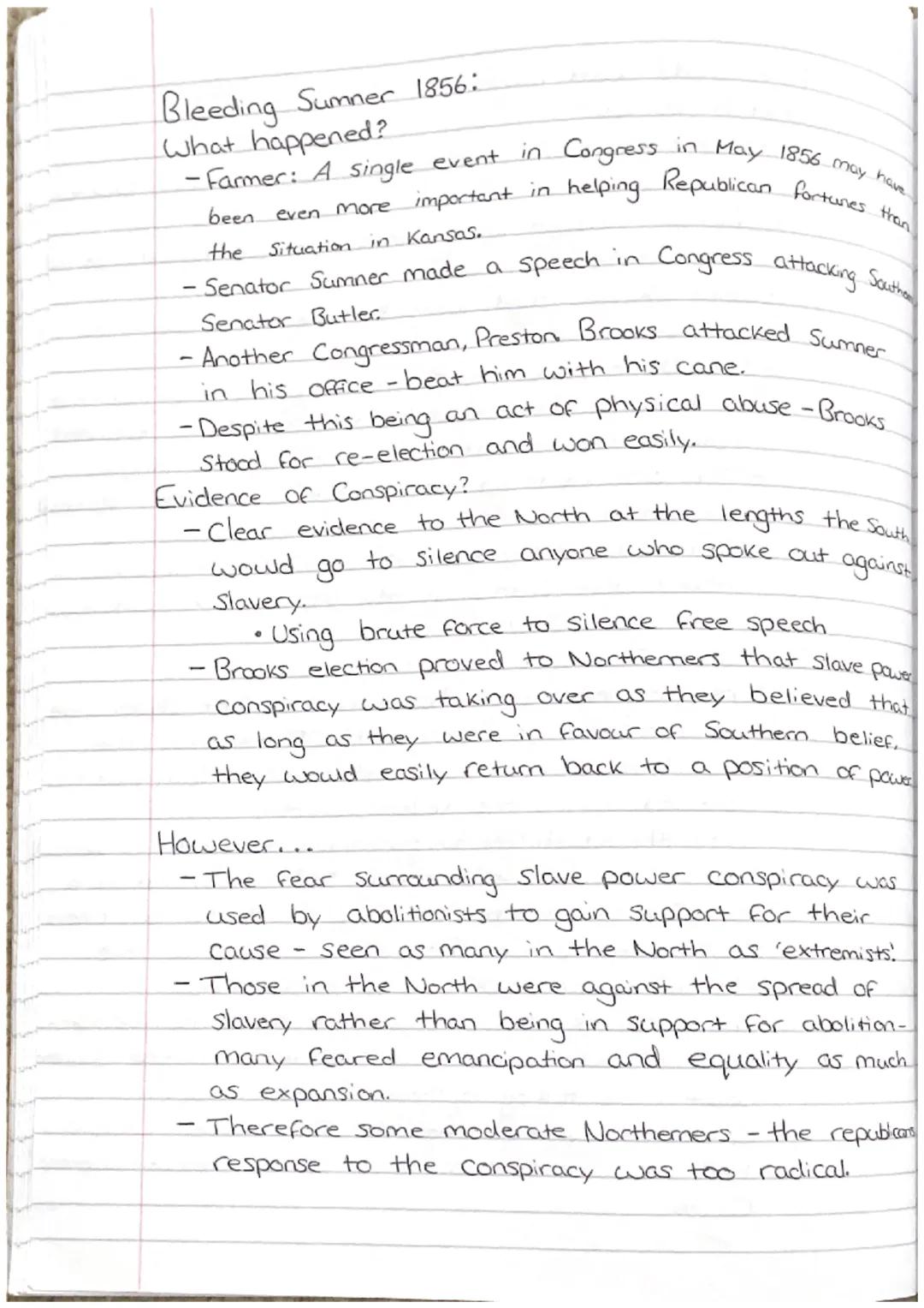# Ine Slave Power Conspiracy
Knowledge:
*   Post war historian Arthur Schlesinger JR argued that the prosperous, ever expanding slave econom