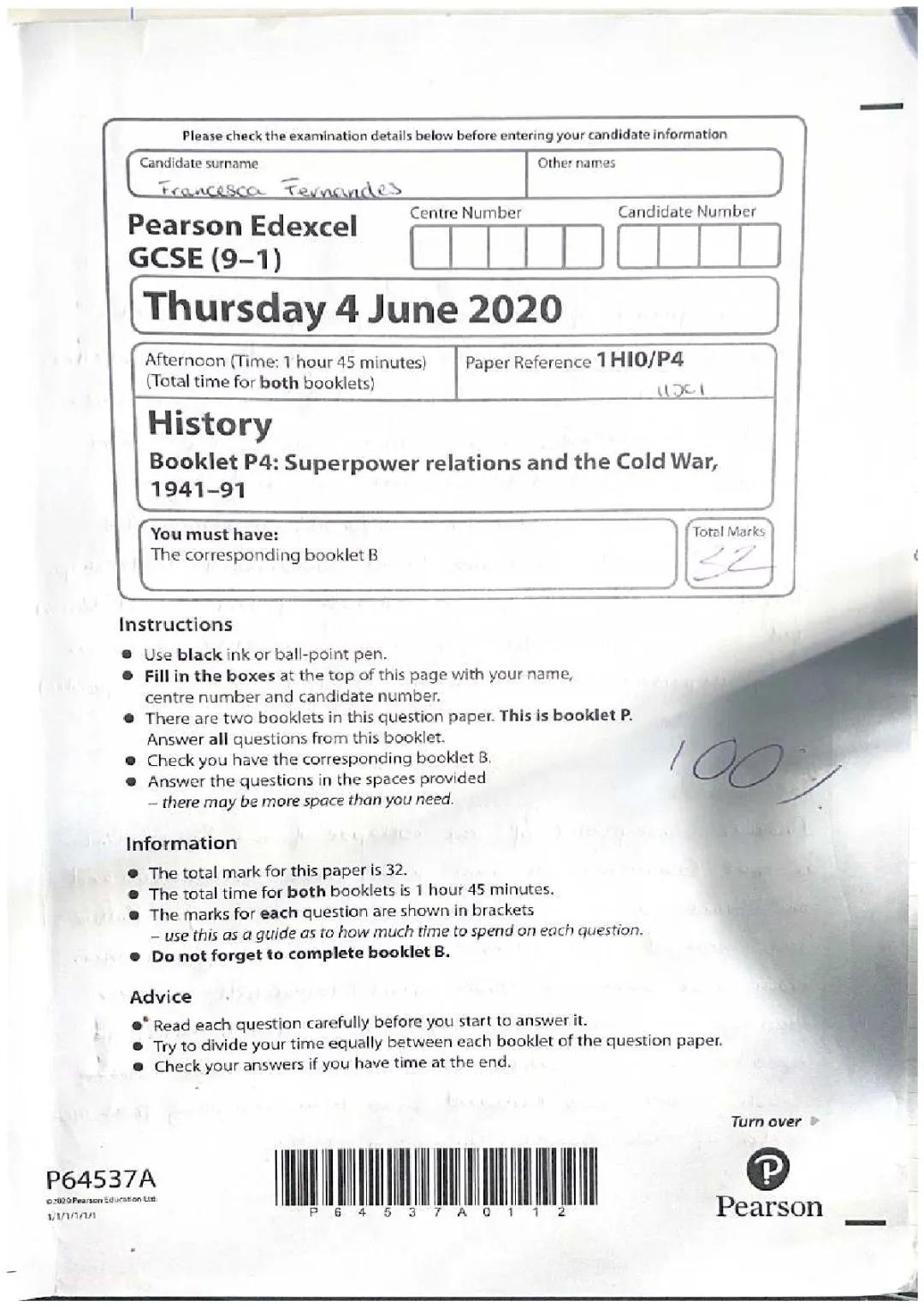 Edexcel GCSE History: Past Papers, Exam Specs, and Key Events