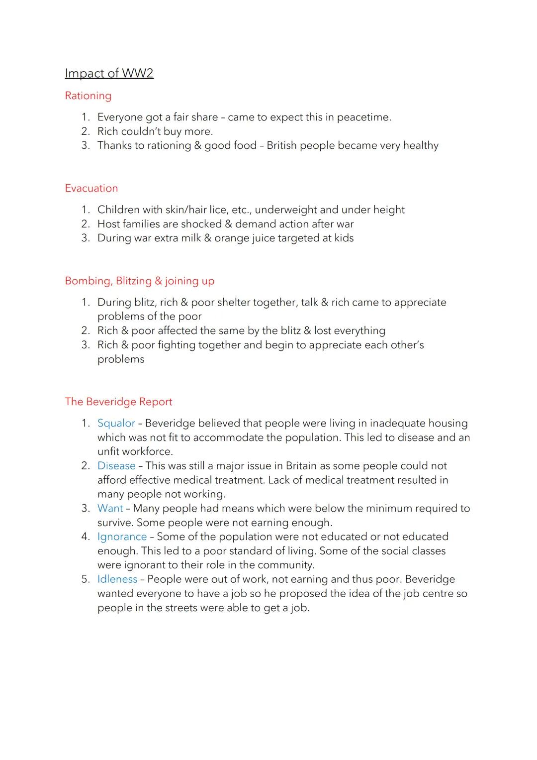 Making of Modern Britain 1880 - 1951
1. Poverty
2. Liberal reforms
3. Impact of WW2
4. Labour reforms
Poverty
Primary poverty
Low wages - Un