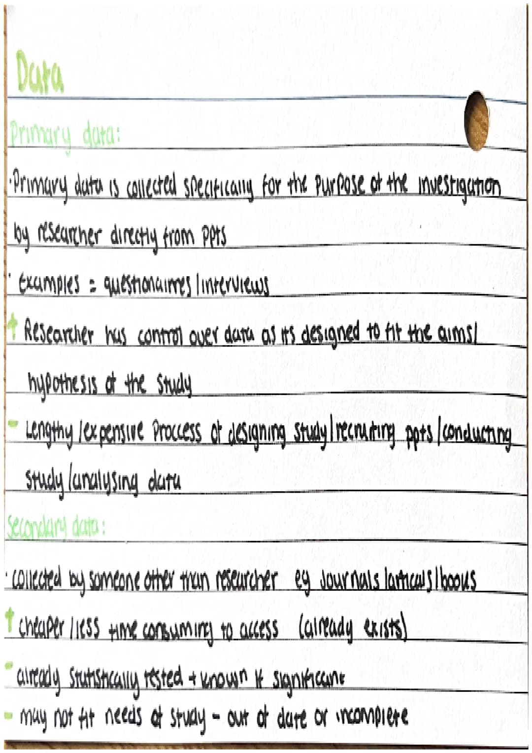 Case Studies
'involve in depth research on a single person/small group
I'collects in depth information
__longitudinal research see changes o