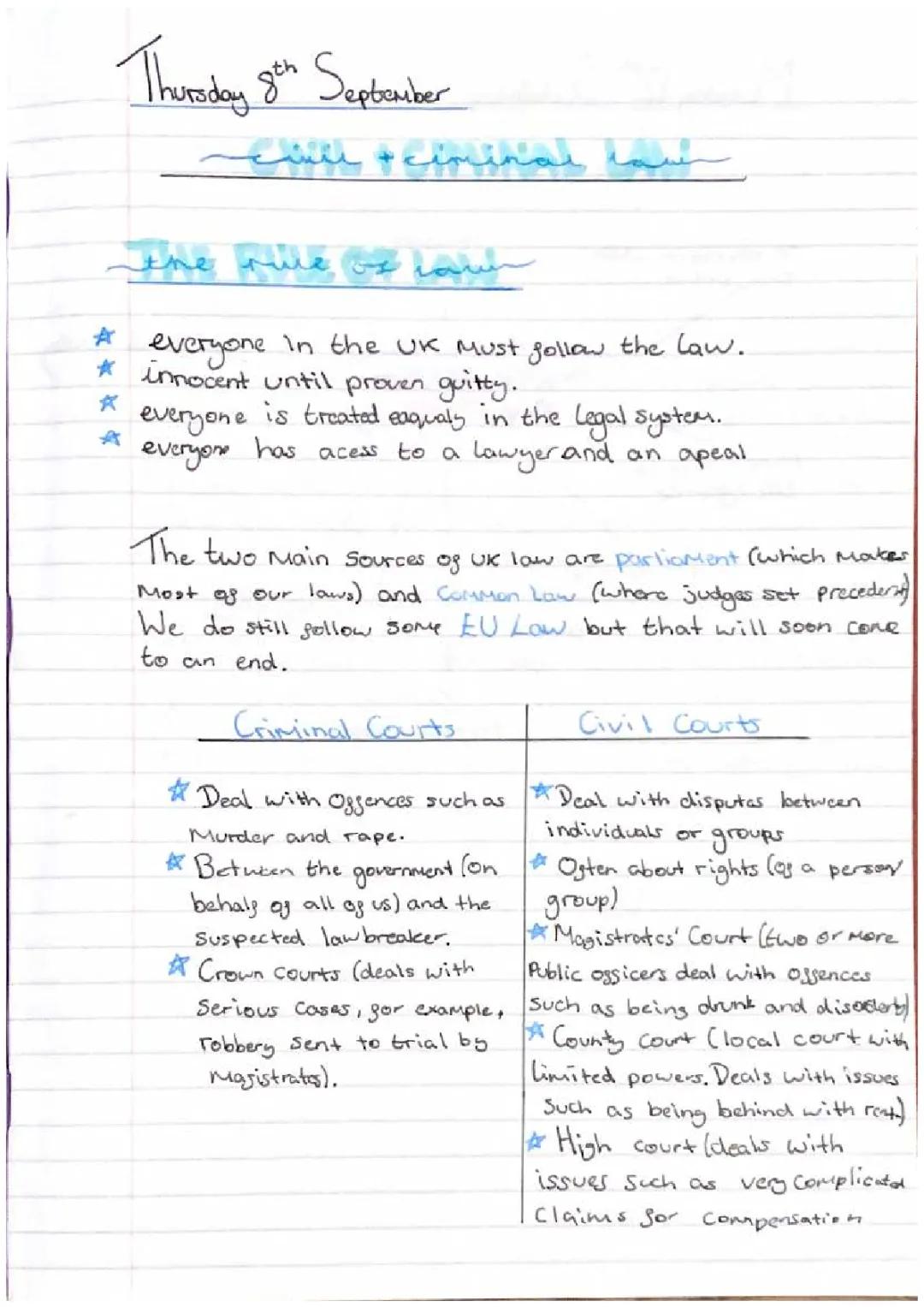 Understanding Civil and Criminal Law