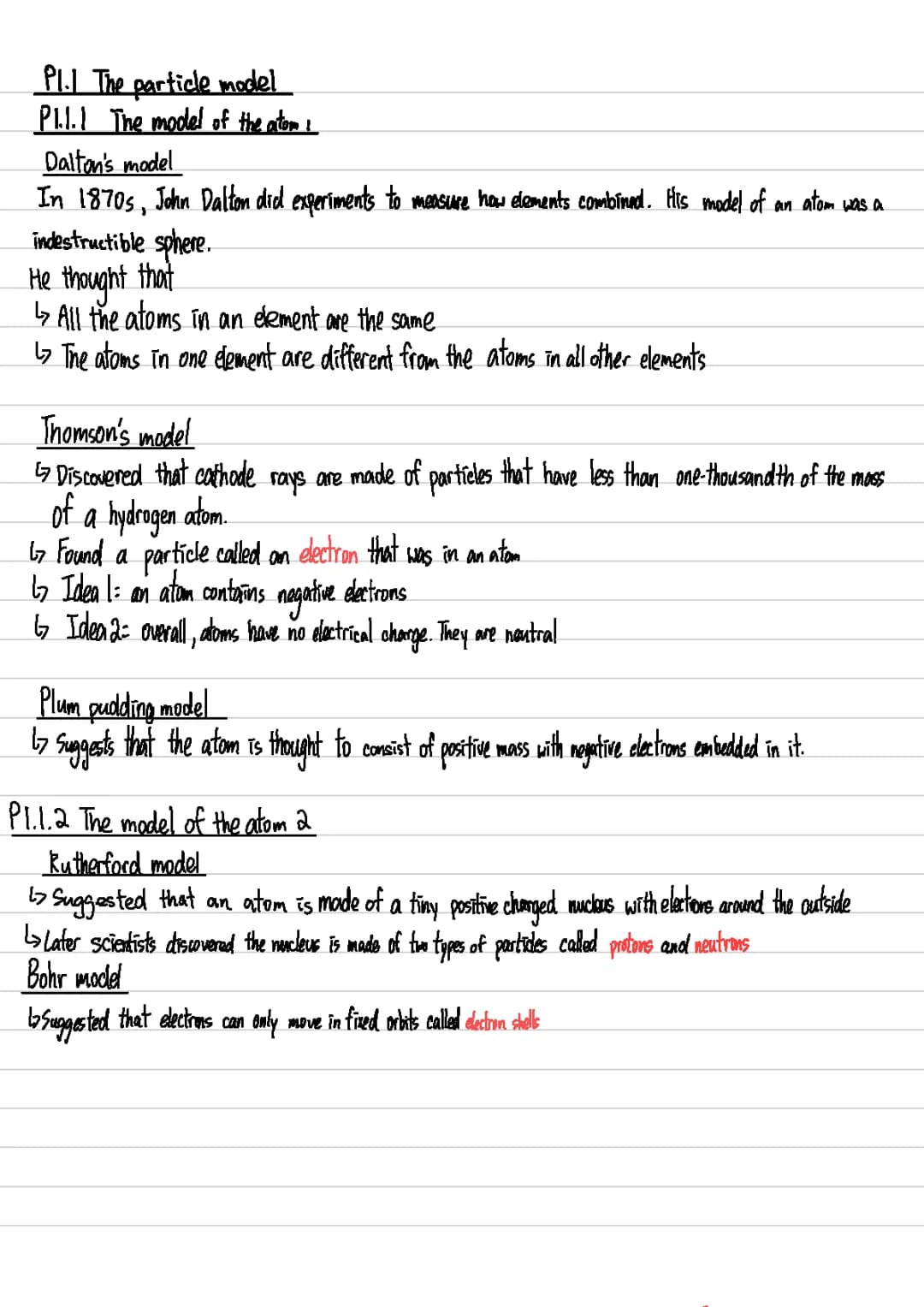 OCR Physic Notes: P1 Matter