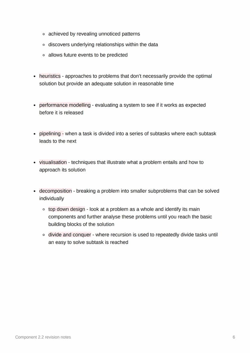 Component 2.2 revision notes
2
? Programming constructs
• sequence - when a set of program instructions are written one after another and
co