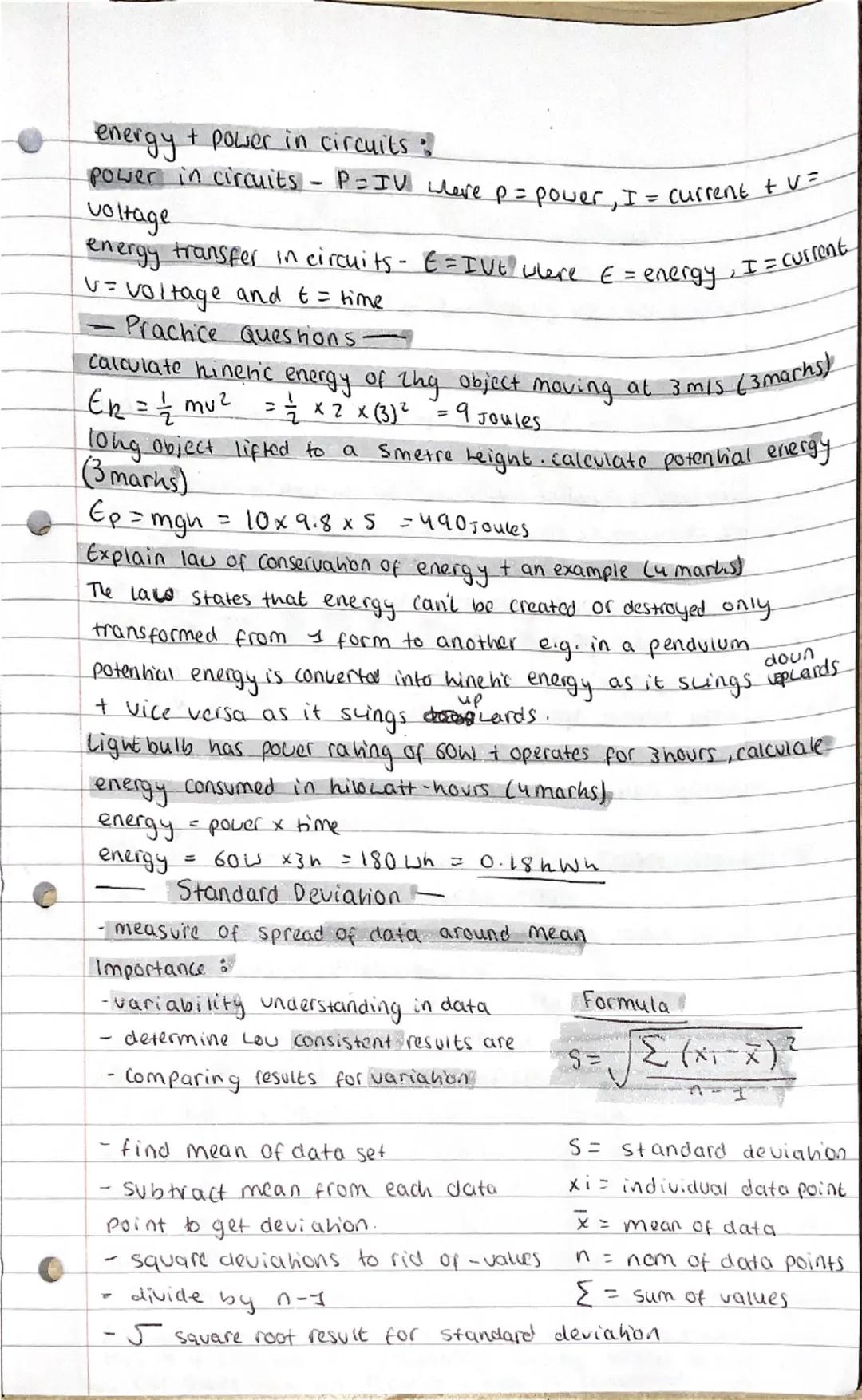 --- OCR Start ---
Unit 3 Revision
Planning a scientific Investigation
Identifying variables:
Independant Changed /controlled in an experimen