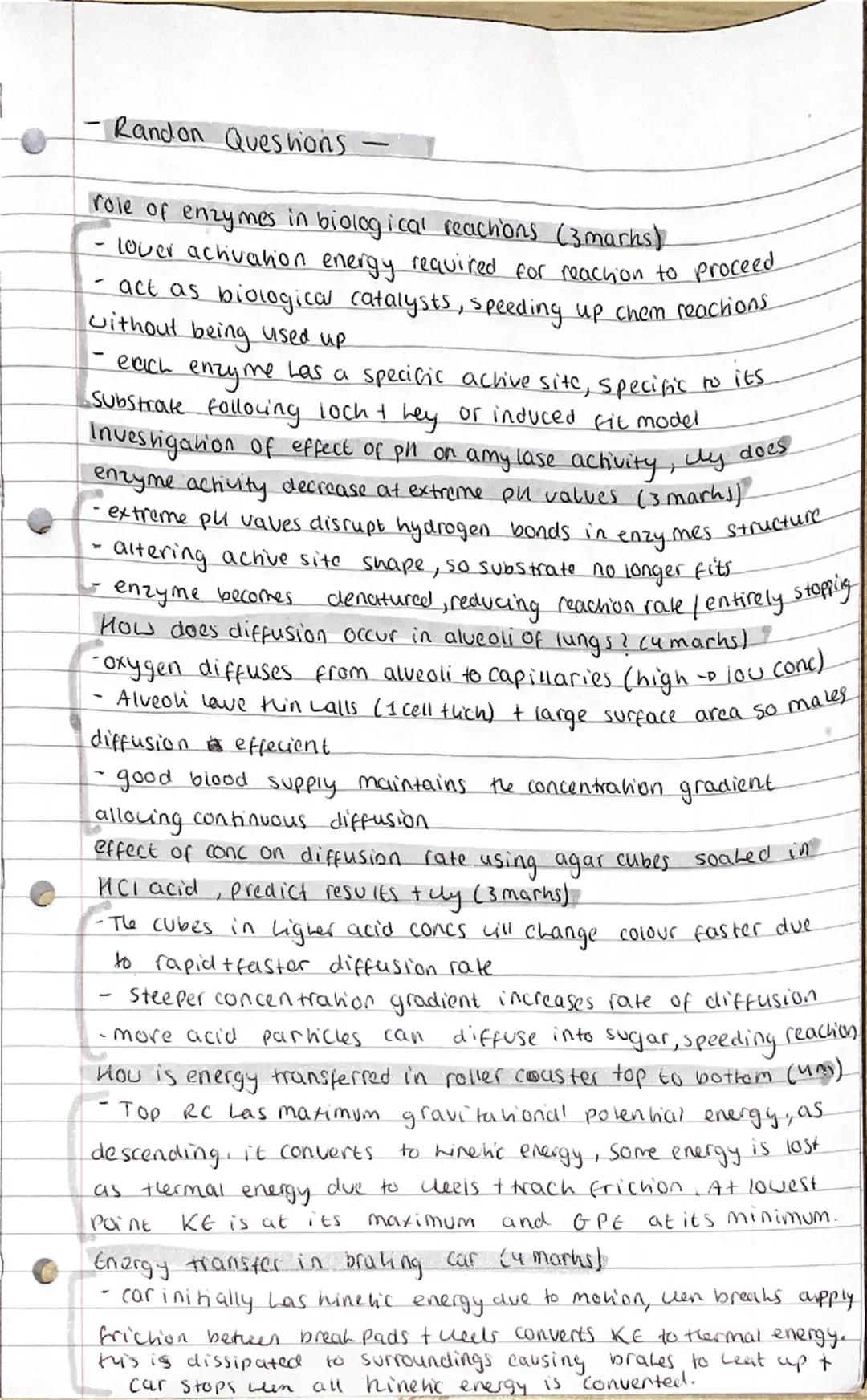 --- OCR Start ---
Unit 3 Revision
Planning a scientific Investigation
Identifying variables:
Independant Changed /controlled in an experimen