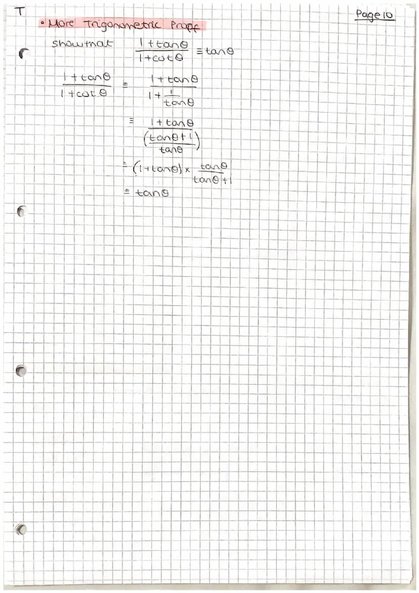 T
Trigonometry
.
• Trigonmetry
opposite
0
adjacent
0 = sin()
0 = cos(a)
9: tan (8)
hypotenuse
1.
B
non-right angled triangles.
area of
trian