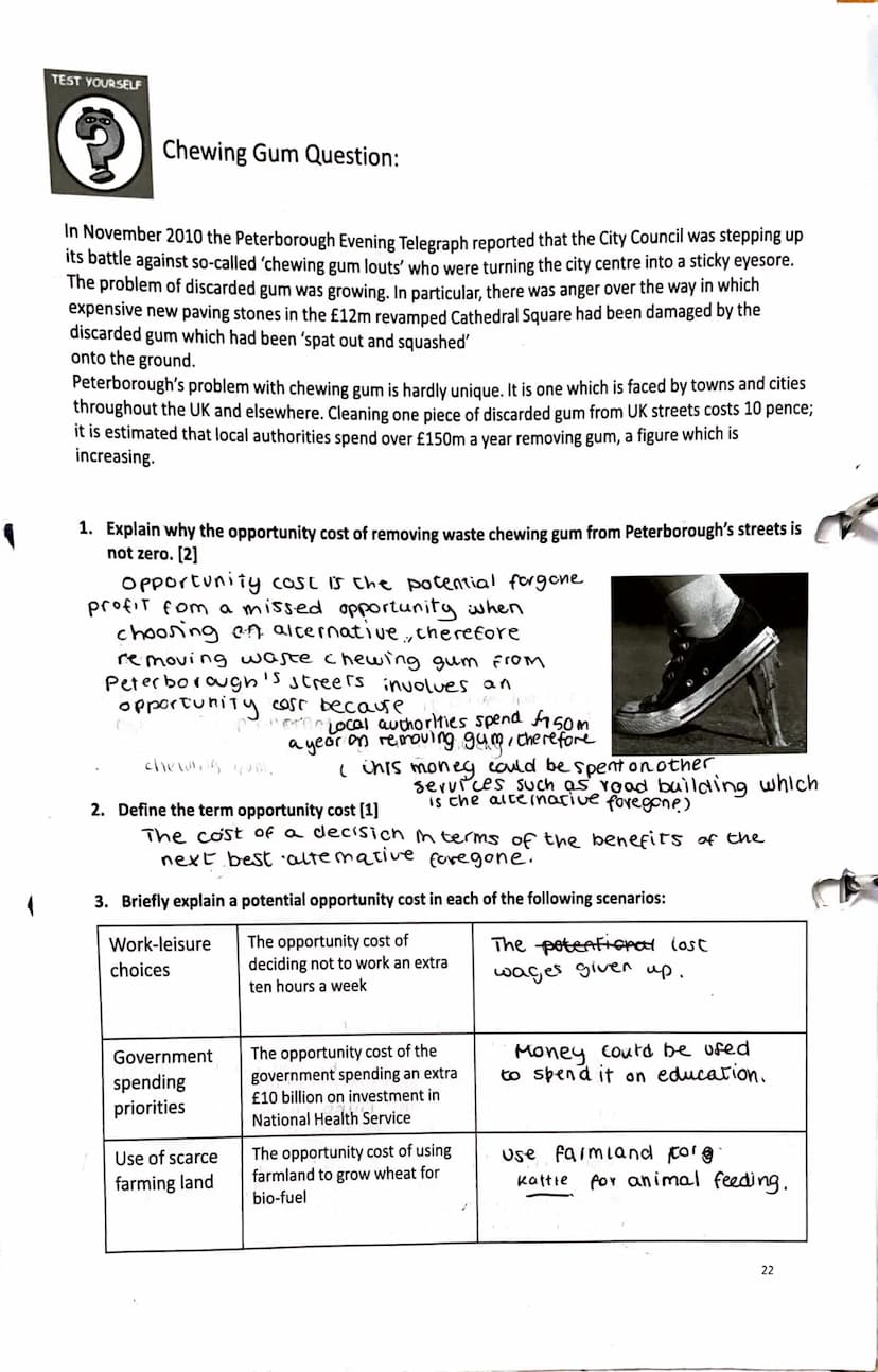 Objectives 1.1: Evaluate rationality as a way of understanding the behaviour of economic agents and
evaluate, using examples, the problem of