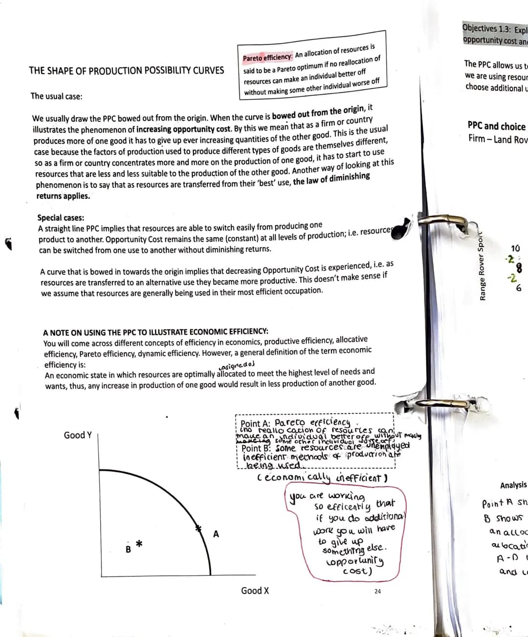 Objectives 1.1: Evaluate rationality as a way of understanding the behaviour of economic agents and
evaluate, using examples, the problem of