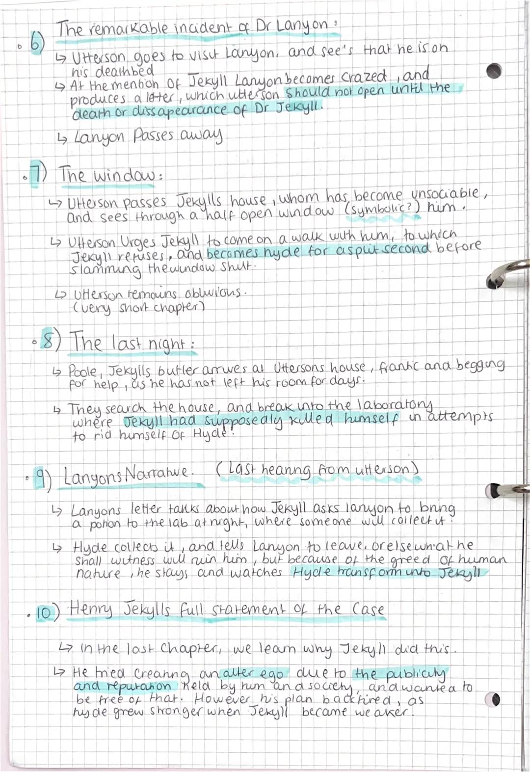 JEKYLL AND HYDE CHAPTER SUMMARIES (English Literature) Knowunity