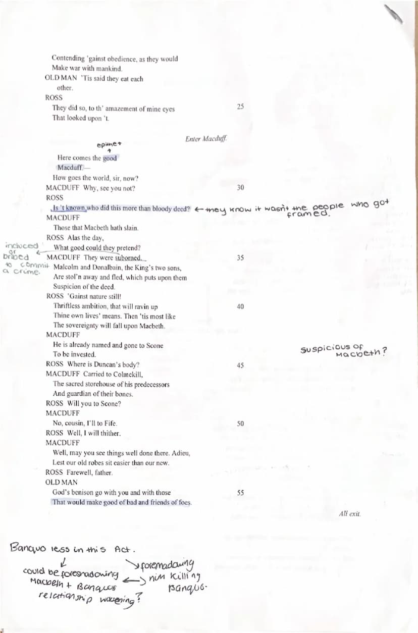 -annotations
* 
*-inference deeper analysis
*y-defining something
* inference Cunsure about it).
ACT 2
Scene 1
Enter Banquo, and Fleance wit