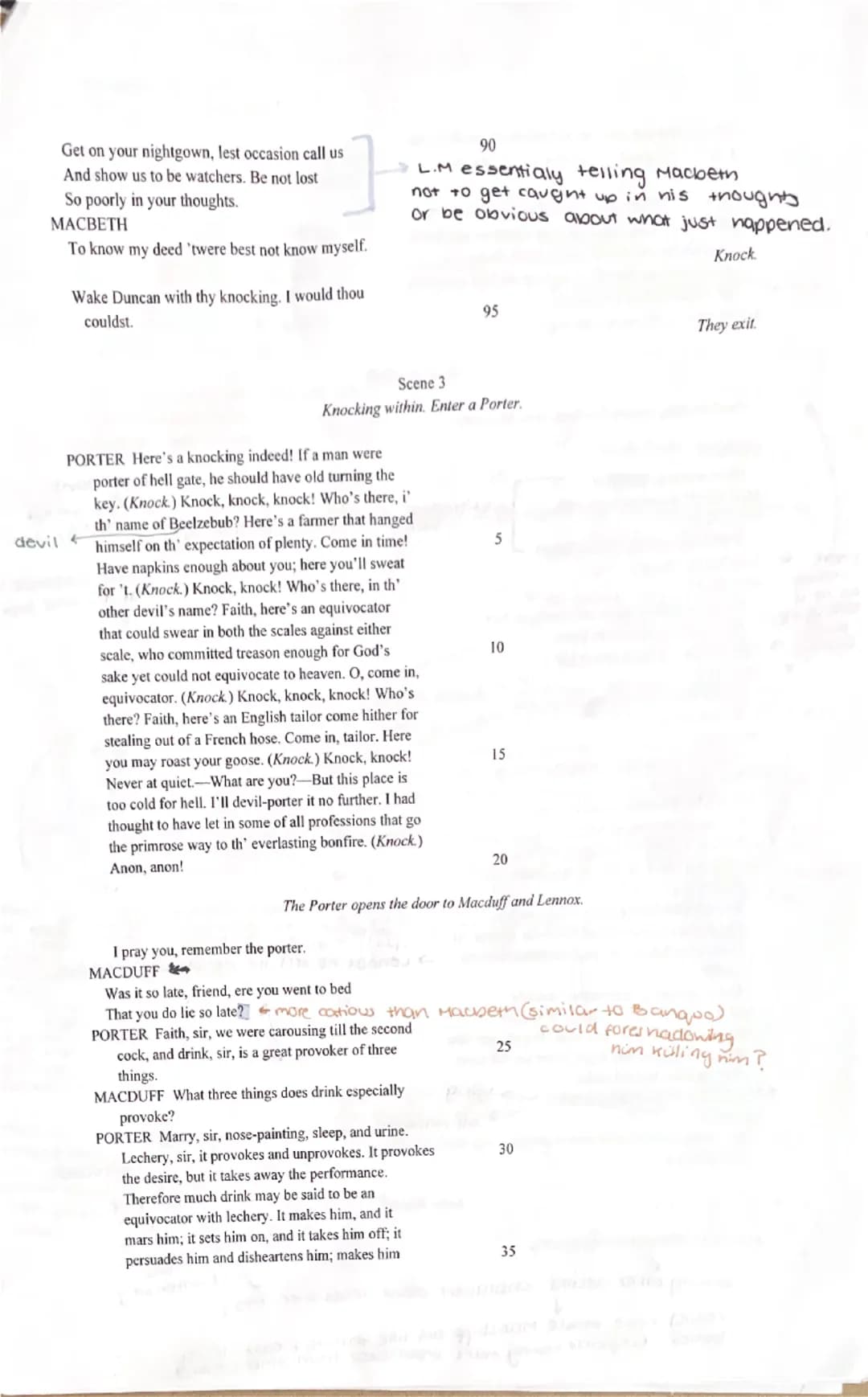 -annotations
* 
*-inference deeper analysis
*y-defining something
* inference Cunsure about it).
ACT 2
Scene 1
Enter Banquo, and Fleance wit
