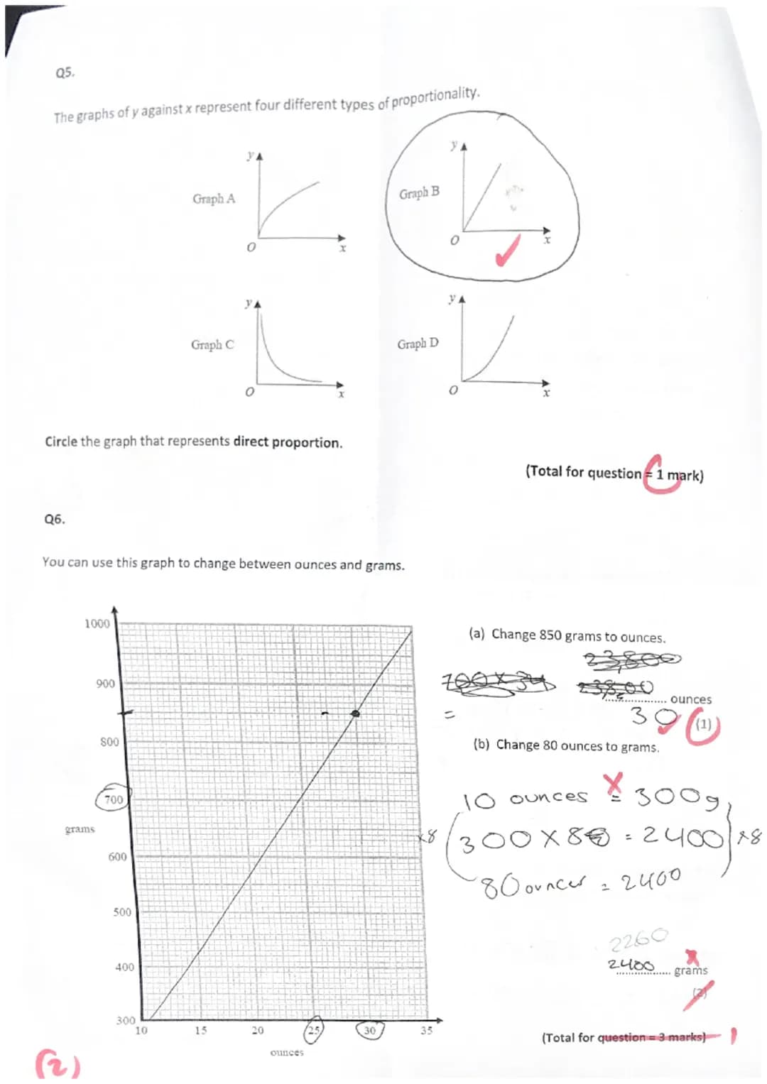 Year 9 Assessment 4
Foundation
Calculator
Name
Teacher
Instructions
•
The time for the
Answer all questi
You are allowed to use a calculator