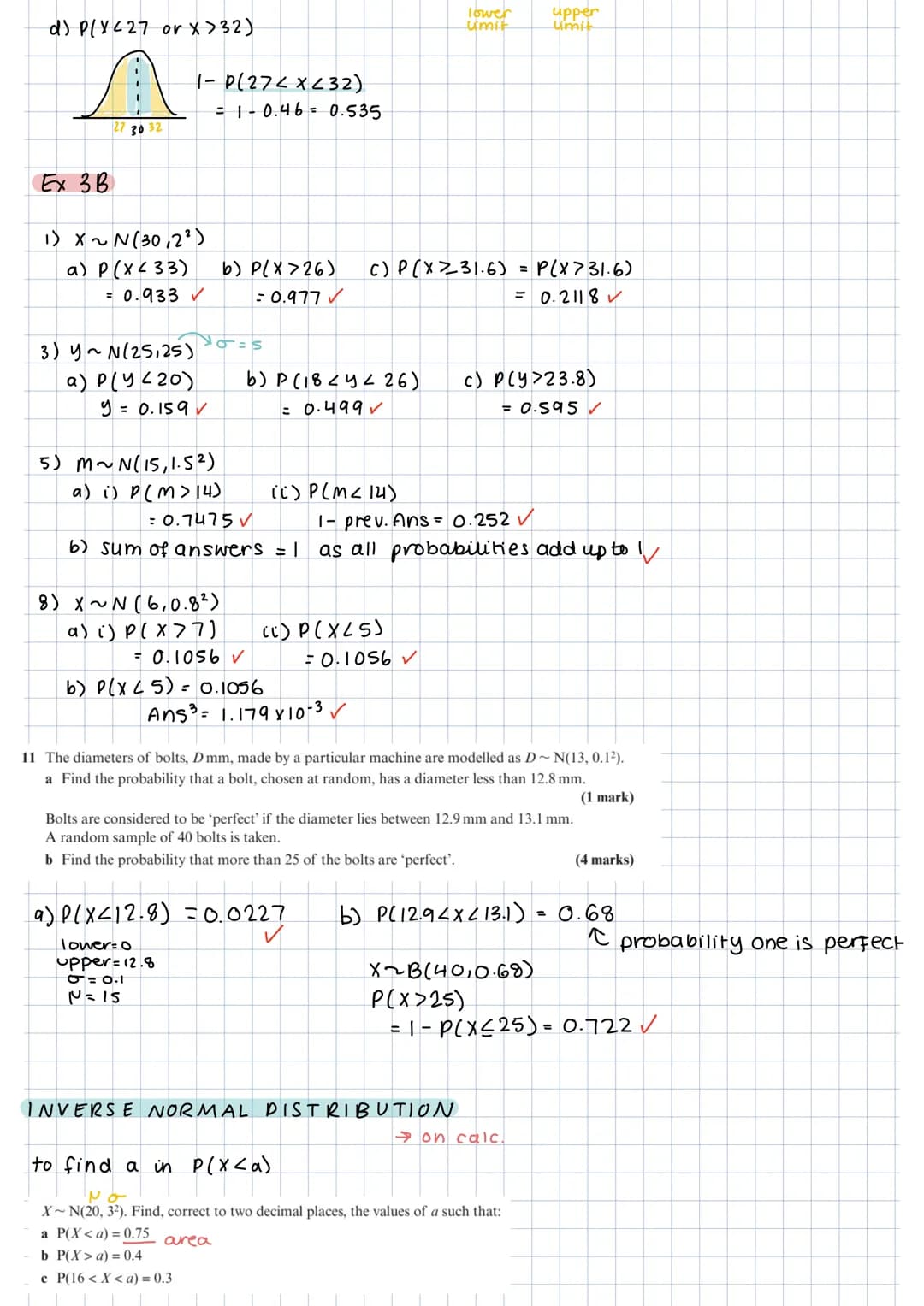 NORMAL DISTRIBUTION
N = mean
0² = vanance
20
o
99.71.
20
mean = mode = median
68% of data lies between one standard deviation of mean
95%
2 