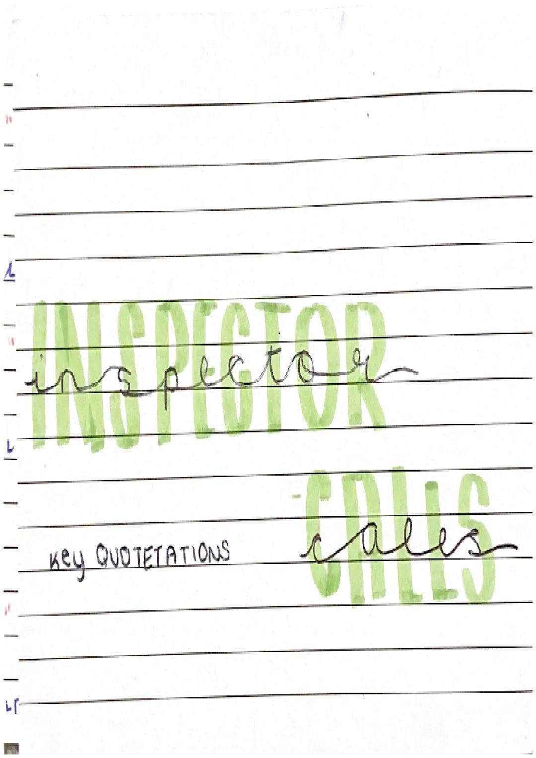 iP
ff
stor
Key QUOTETATIONS
Sales "The titanic "unsinkable, alosolutely unsinkable"
Lincorrection predictions, ・Act 1: Birling.
lindermin hi