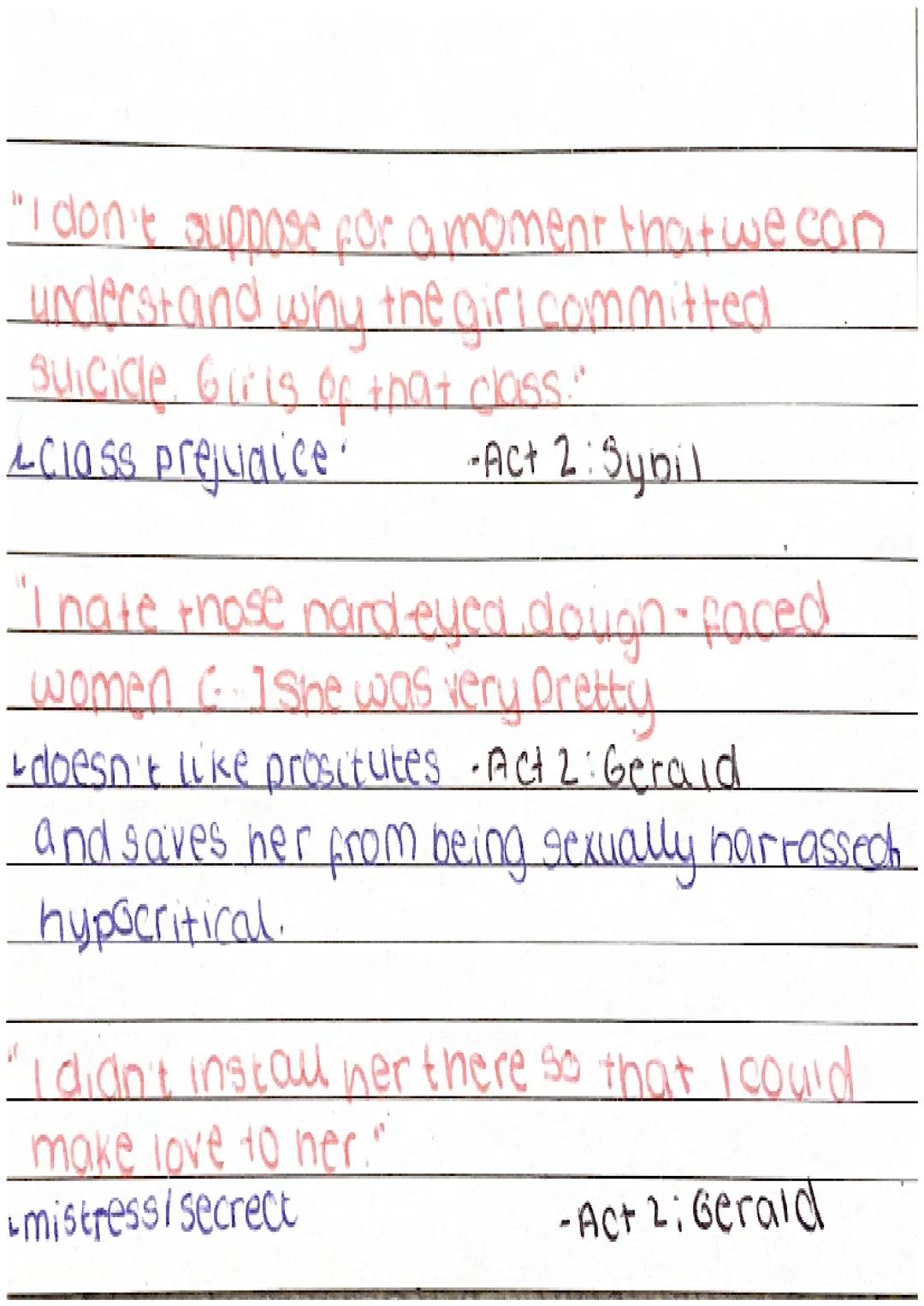 iP
ff
stor
Key QUOTETATIONS
Sales "The titanic "unsinkable, alosolutely unsinkable"
Lincorrection predictions, ・Act 1: Birling.
lindermin hi