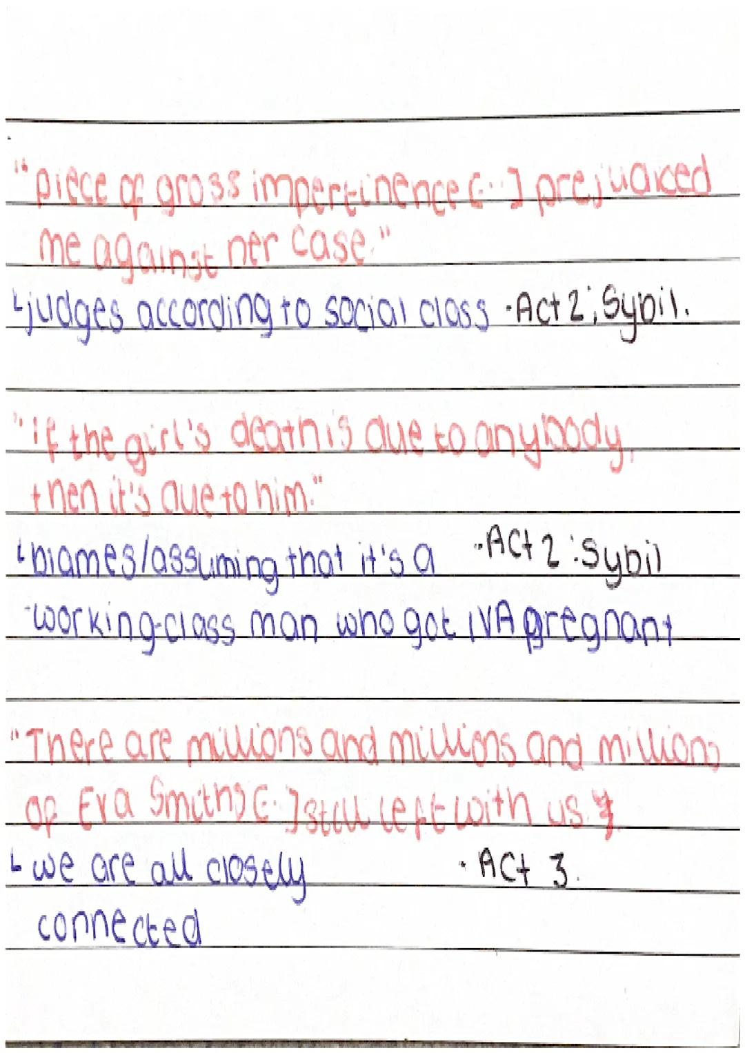 iP
ff
stor
Key QUOTETATIONS
Sales "The titanic "unsinkable, alosolutely unsinkable"
Lincorrection predictions, ・Act 1: Birling.
lindermin hi
