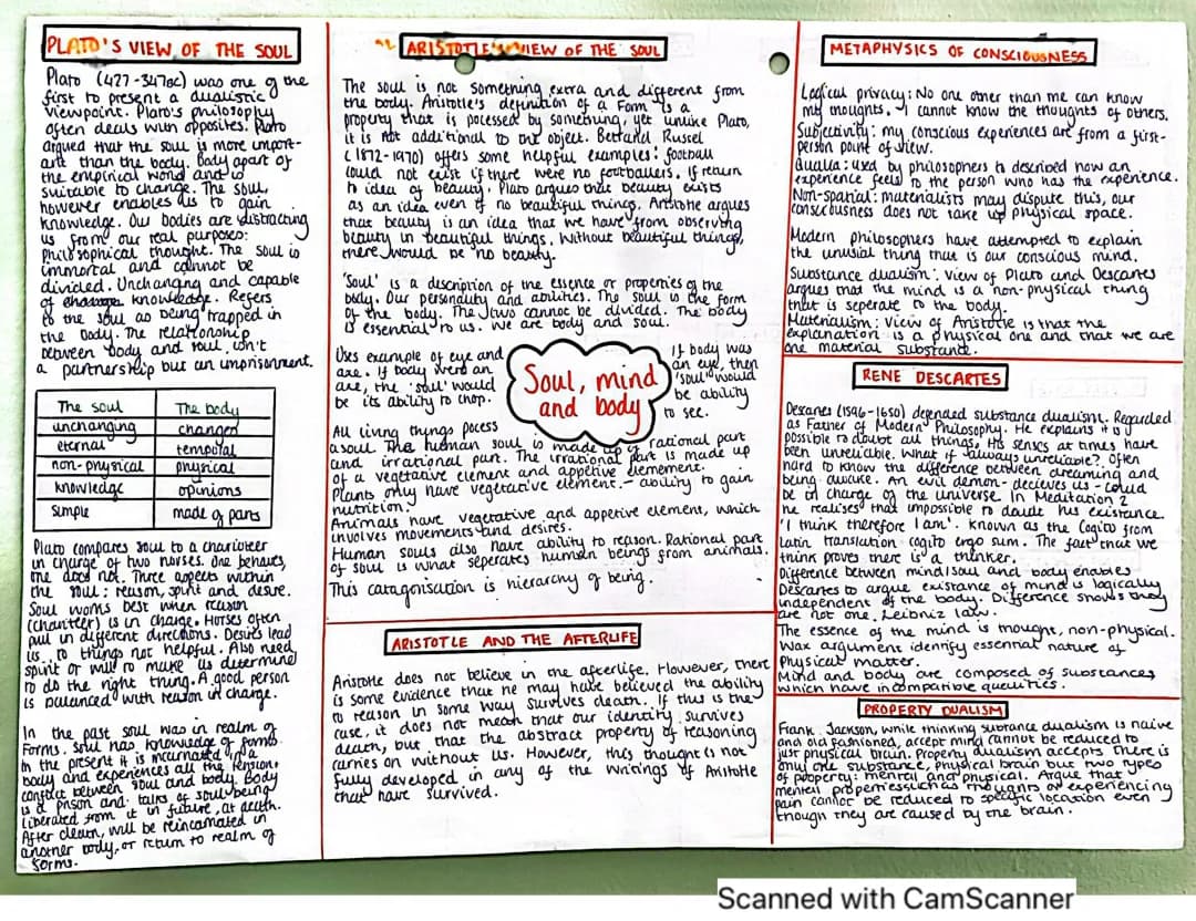 Understanding the Soul: Aristotle's Theory and Types of Dualism