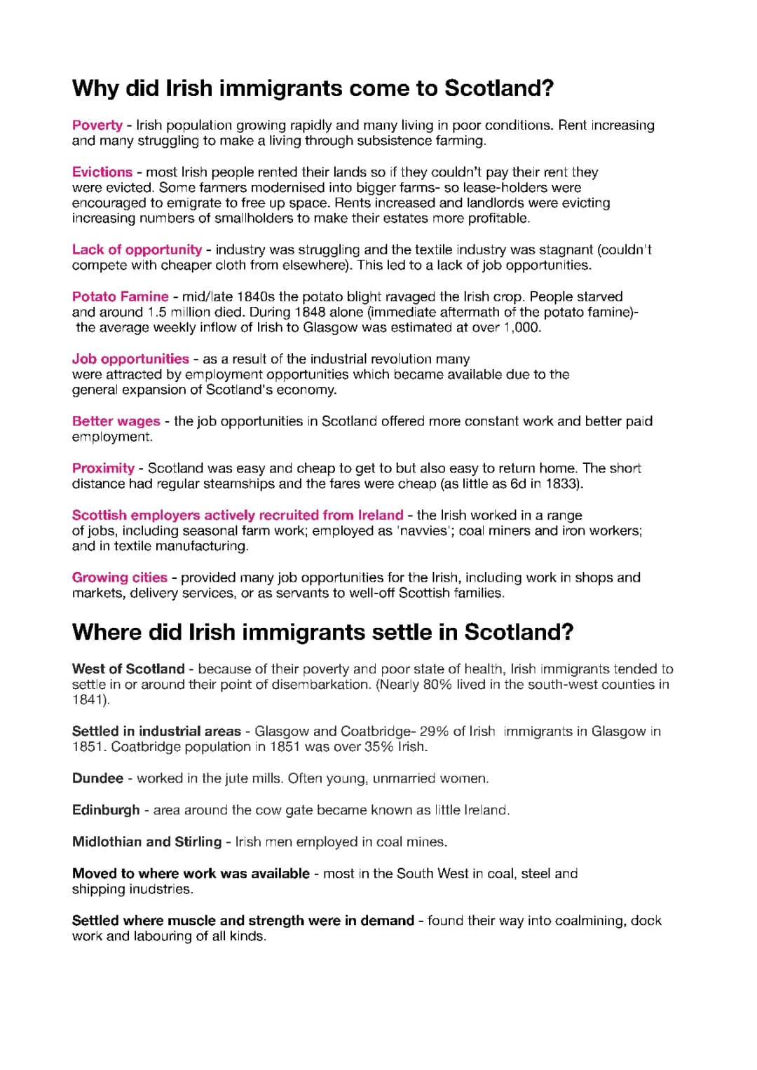 British Empire & Scottish Emigration
