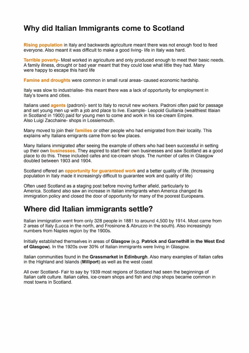 Why did Irish immigrants come to Scotland?
Poverty - Irish population growing rapidly and many living in poor conditions. Rent increasing
an