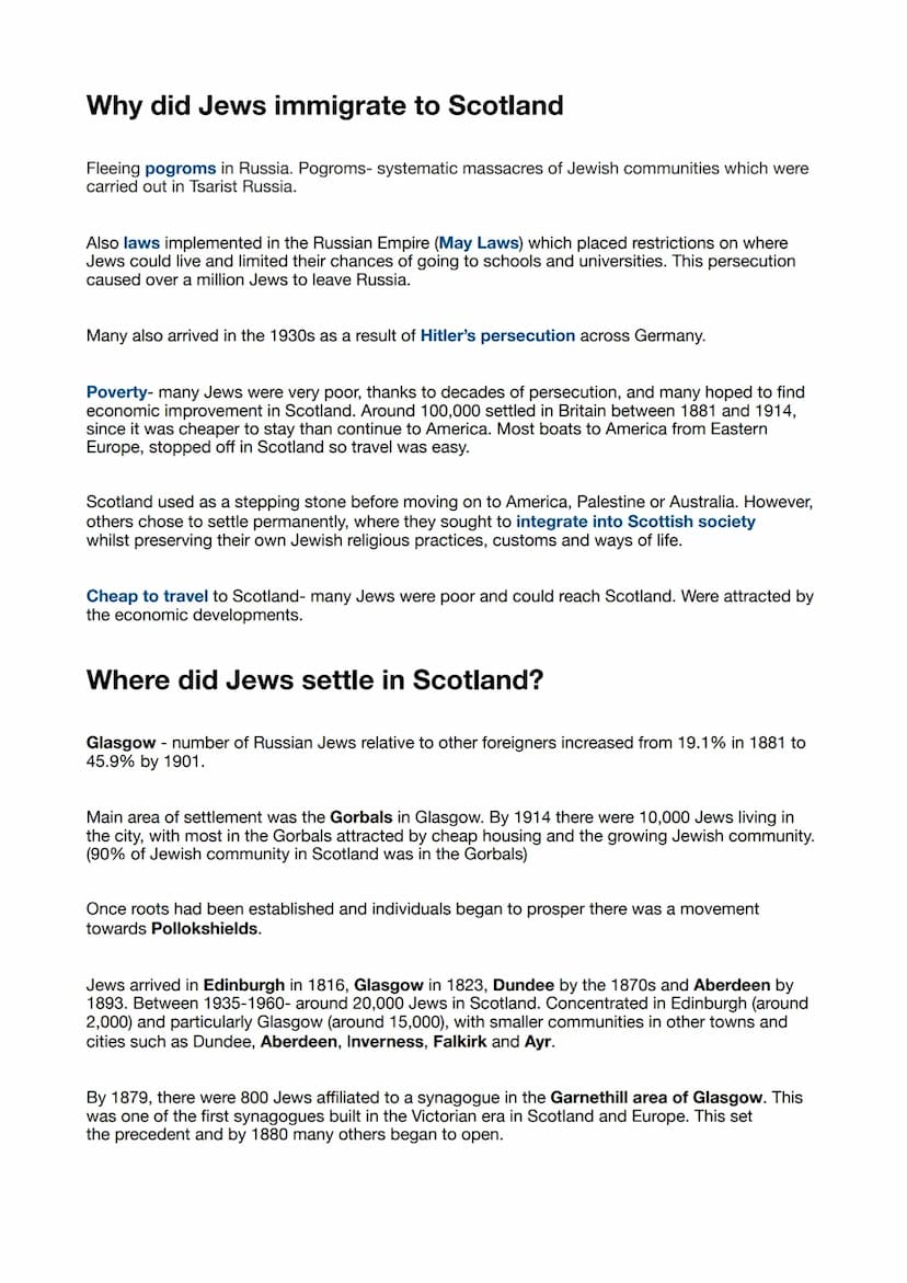 Why did Irish immigrants come to Scotland?
Poverty - Irish population growing rapidly and many living in poor conditions. Rent increasing
an