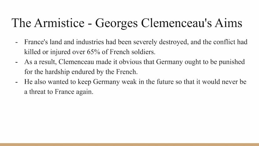 Conflict And
Tension
The inter-war years, 1918-1939
- Part 1: Peacemaking Peacemaking
The First World War ended on November 11, 1918, when t