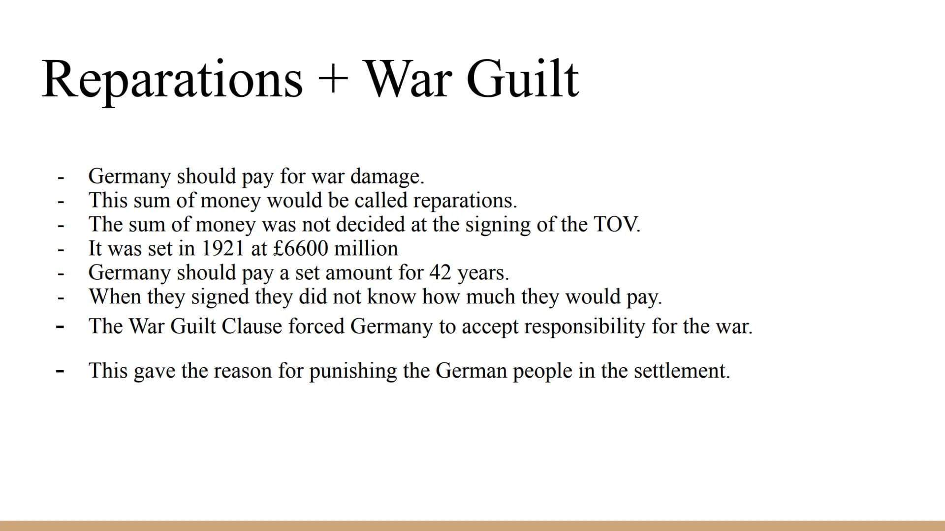 Conflict And
Tension
The inter-war years, 1918-1939
- Part 1: Peacemaking Peacemaking
The First World War ended on November 11, 1918, when t