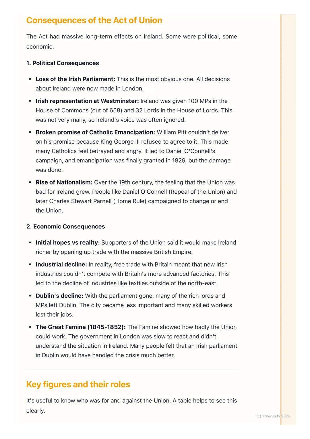 # The Act of Union (1801)

What was the Act of Union?

The Act of Union was passed in 1800 and came into effect on 1 January 1801.
It was a 