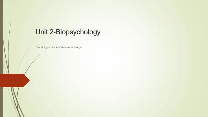 Know The Nervous System and Biopsychology  thumbnail