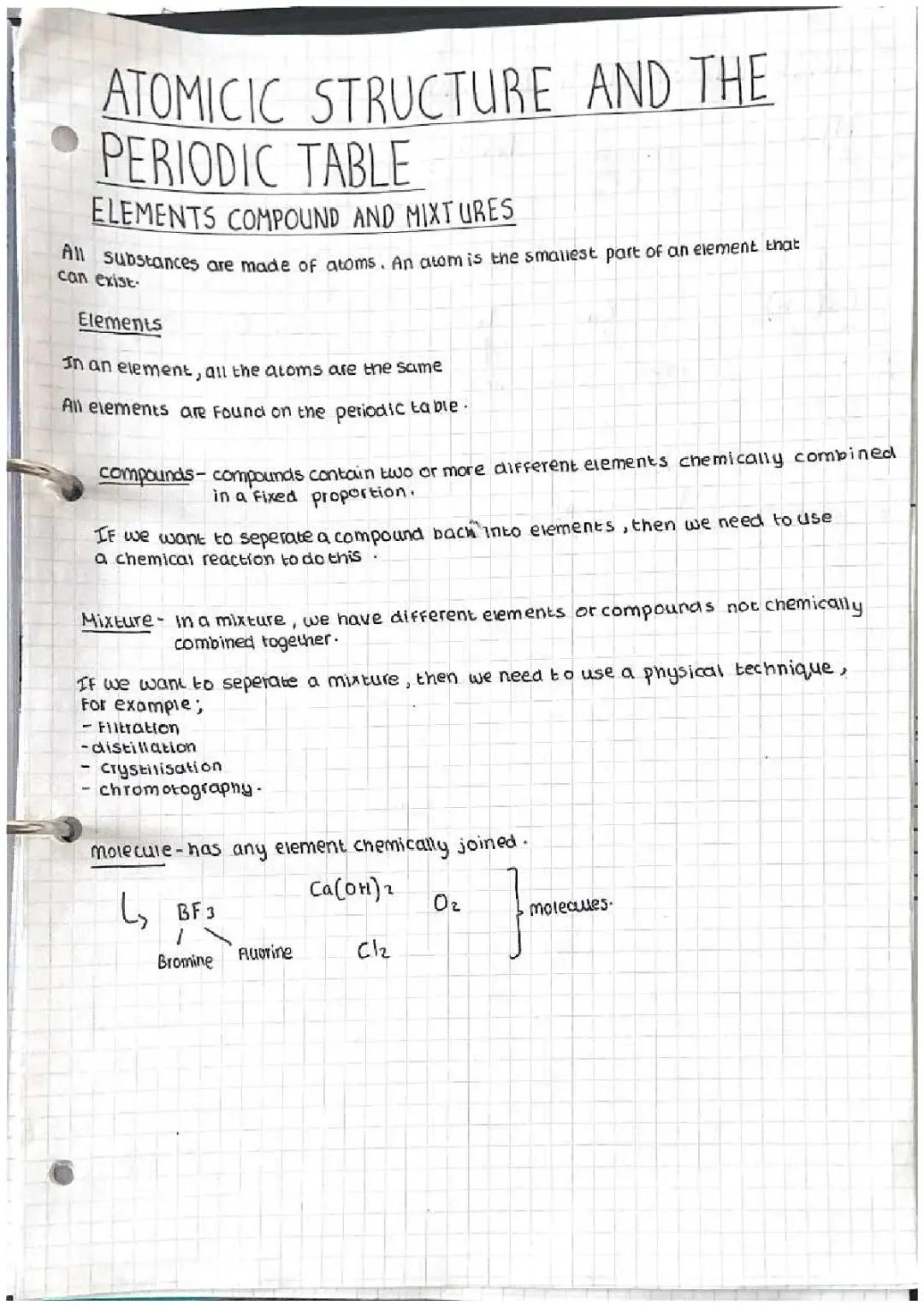 AQA GCSE Chemistry: Atomic Structure and Crystallisation Explained