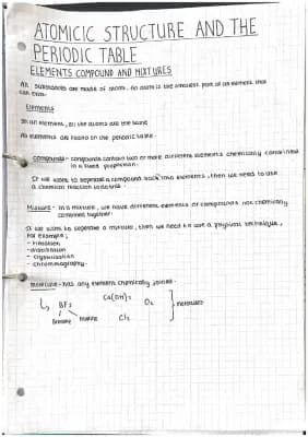 Know AQA CHEMISTRY TOPIC 1 GCSE thumbnail