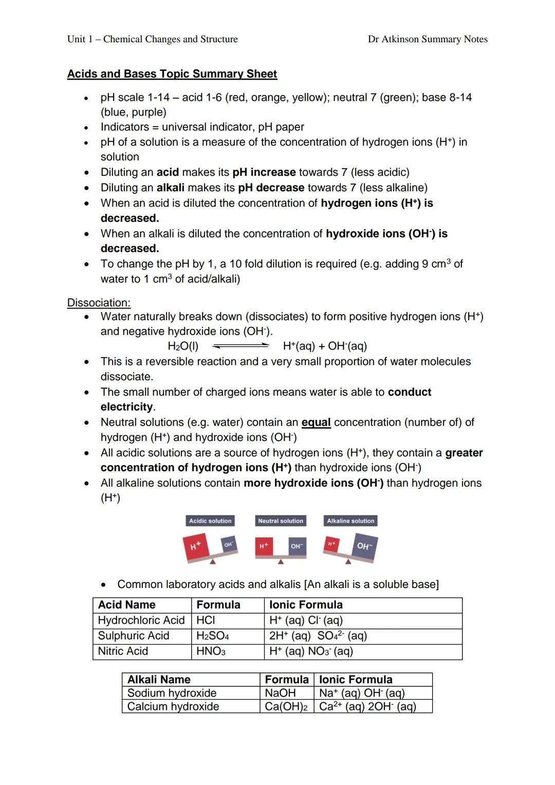 
<p>In the National 5 Chemistry Unit 1 Summary Sheet PDF, it is explained that elements can be identified by their name or symbol and are ar