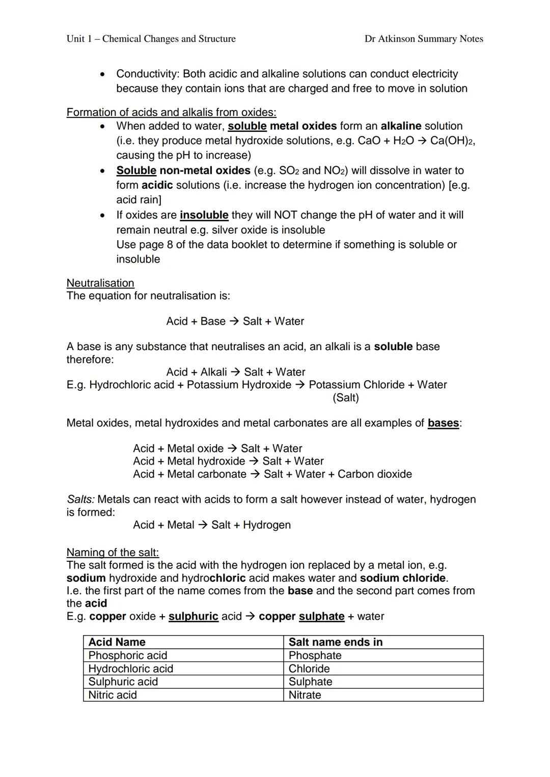 
<p>In the National 5 Chemistry Unit 1 Summary Sheet PDF, it is explained that elements can be identified by their name or symbol and are ar